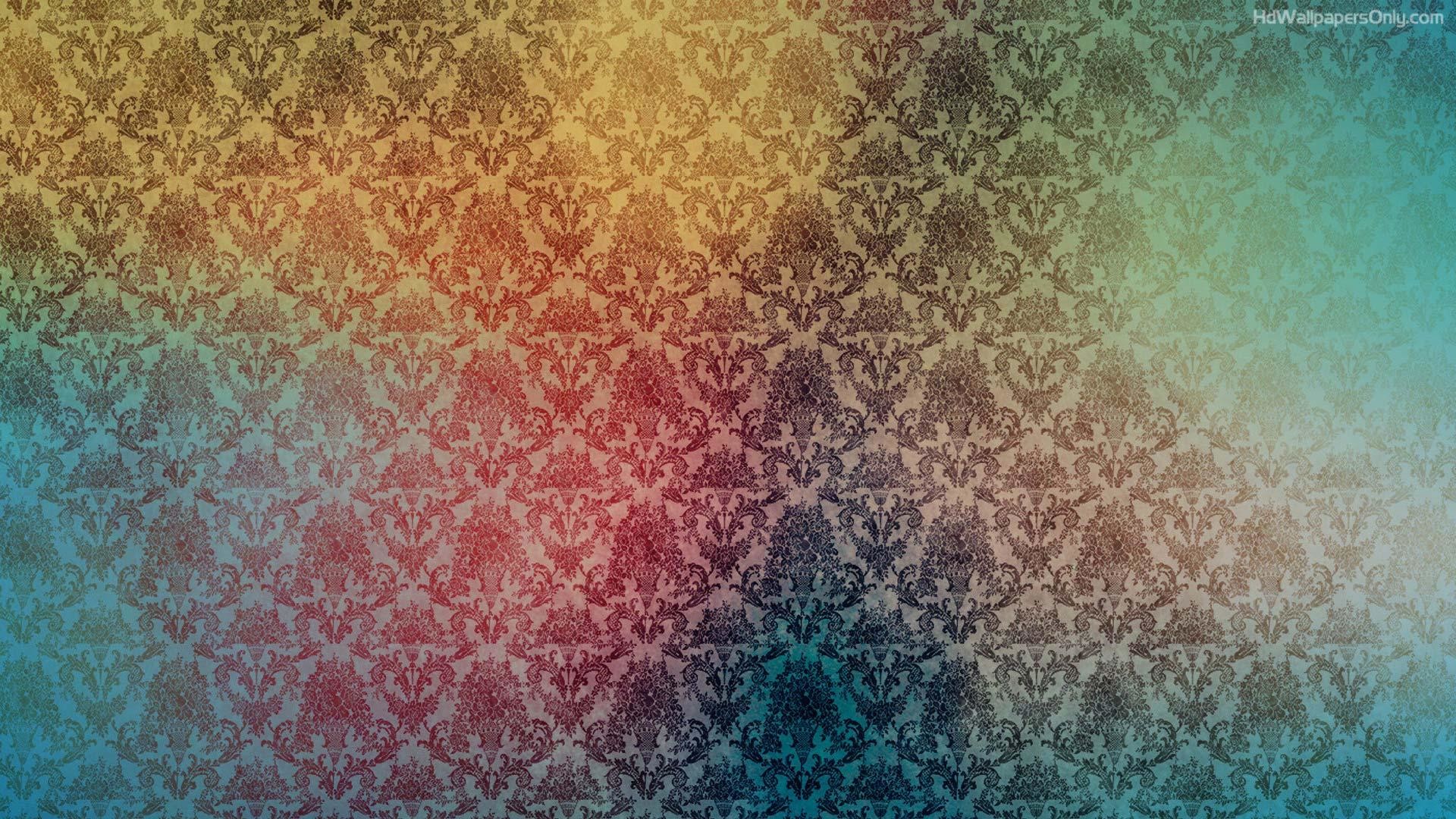 Damascato, Sfumature colorate, Texture grunge, Full HD, sfondo Windows 11