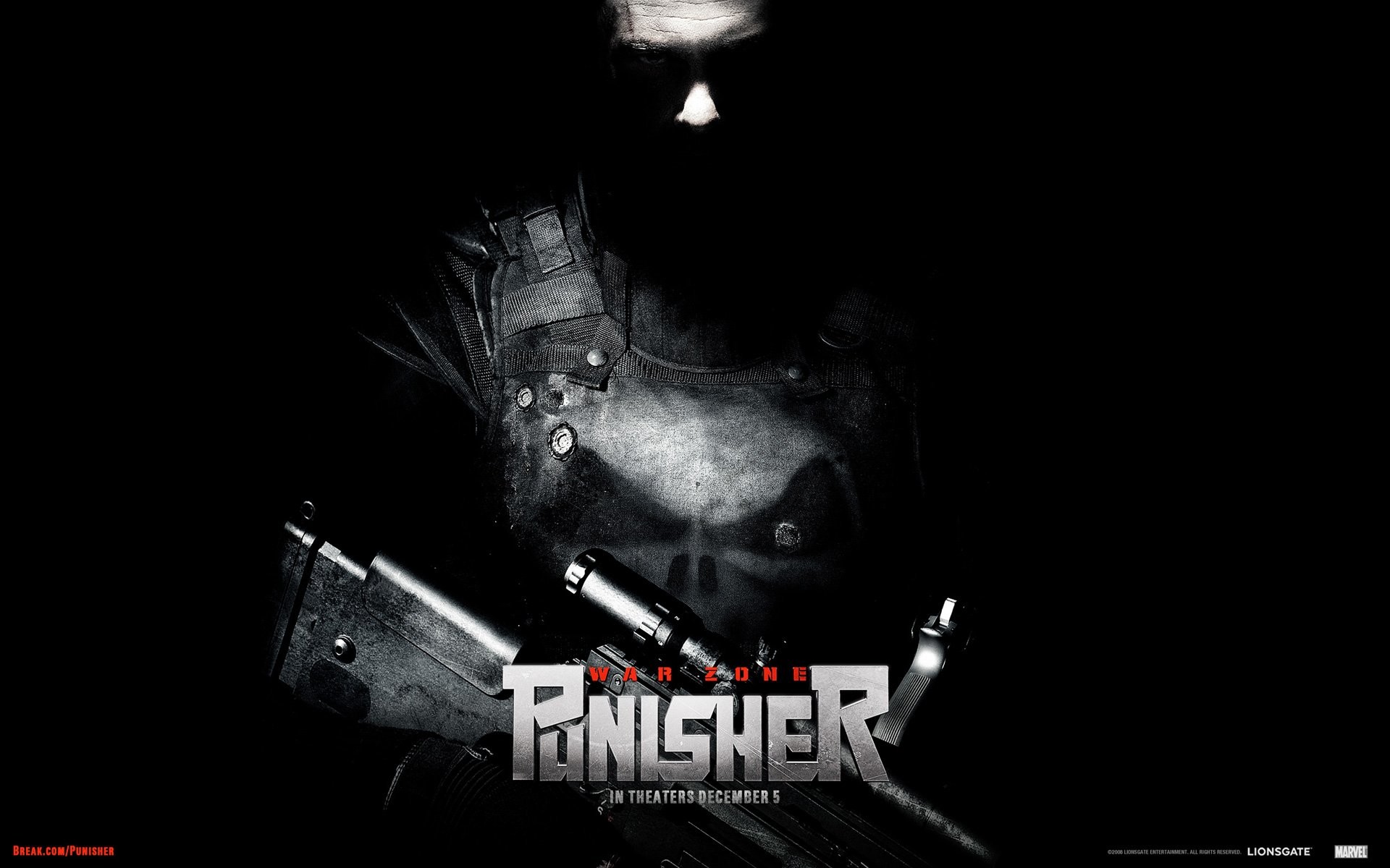 Punisher: War Zone, Frank Castle, The Punisher, Poster film, 1920x1200, sfondo per PC