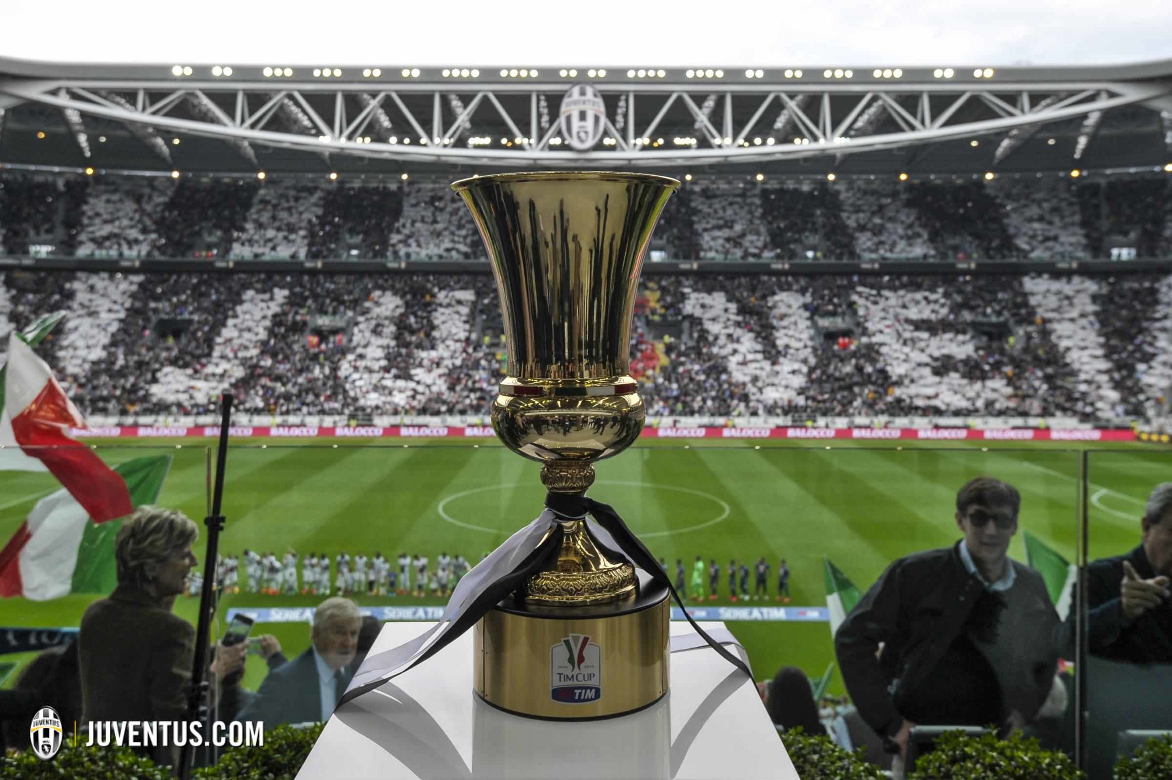 Juventus Stadium, Coppa Italia, Coreografia Juve, Trofeo, Full HD, sfondo Windows 11