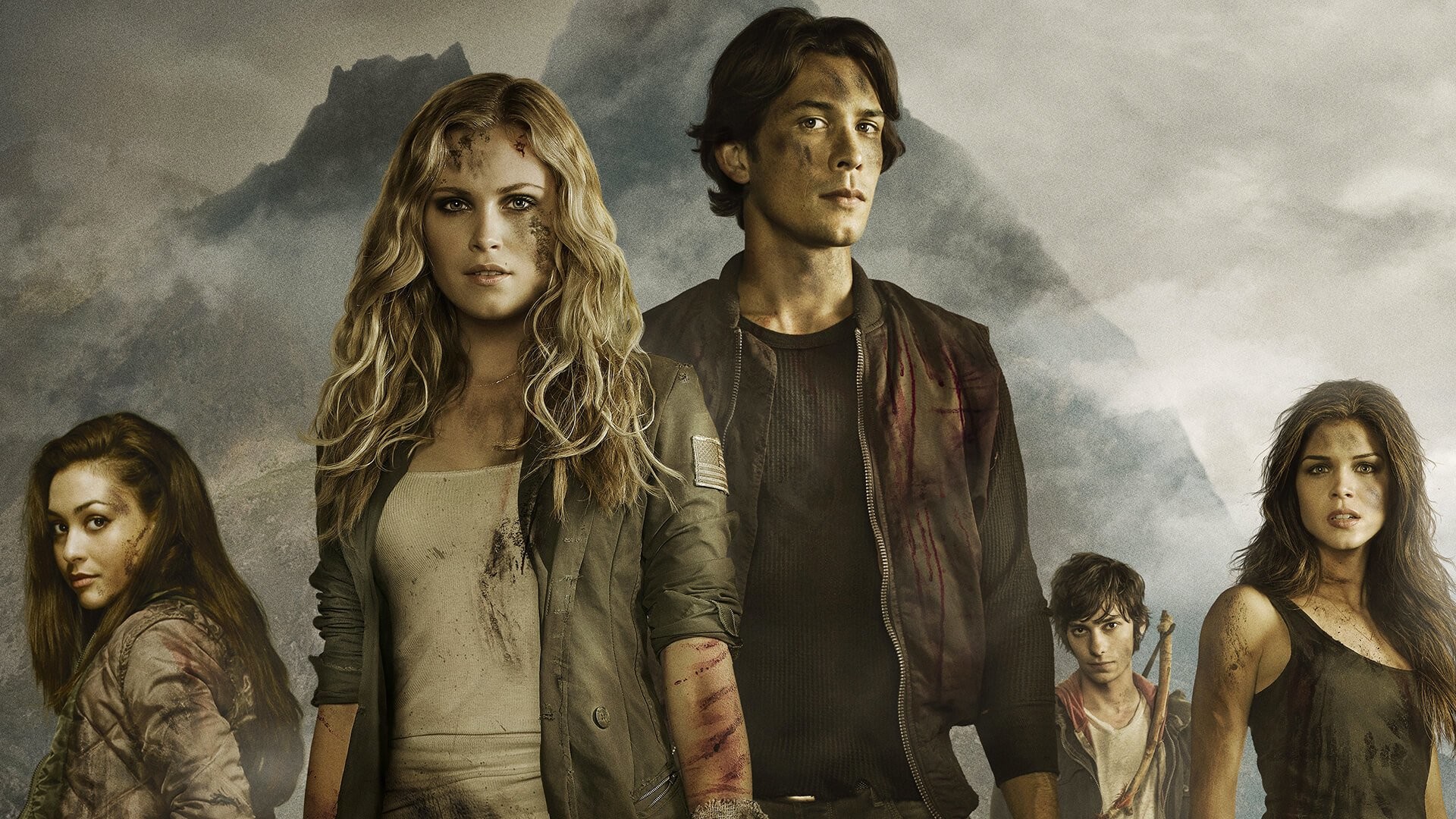 The 100, Eliza Taylor, Bob Morley, Marie Avgeropoulos, Cast, 16:9 Full HD, sfondo widescreen