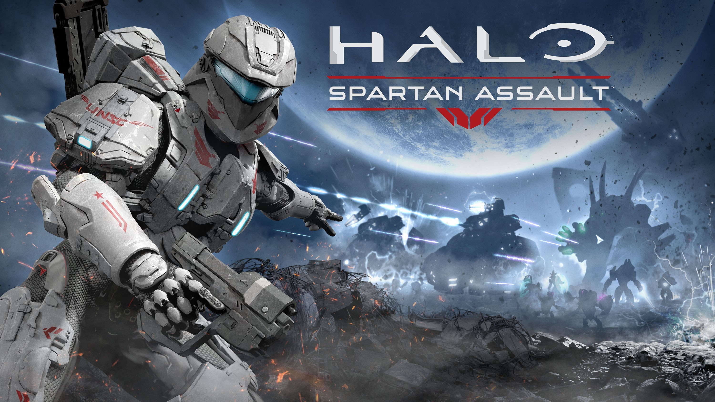 Spartan Sarah Palmer, Halo: Spartan Assault, Halo, Battaglia, 2K, wallpaper per portatile