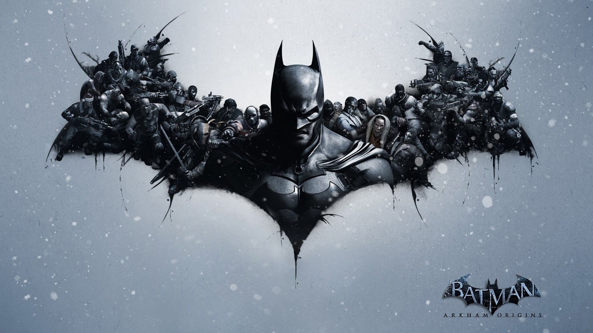 Batman: Arkham Origins, Batman, Logo, Videogioco, Full HD, sfondo per portatile
