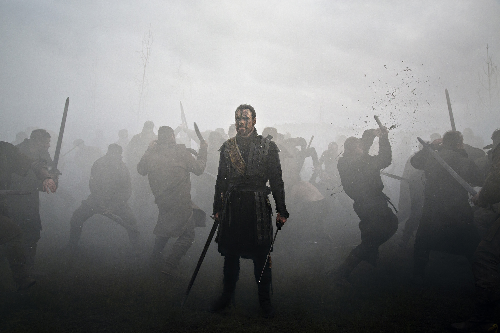 Macbeth, Michael Fassbender, Battaglia, Nebbia, Full HD, sfondo Windows 11