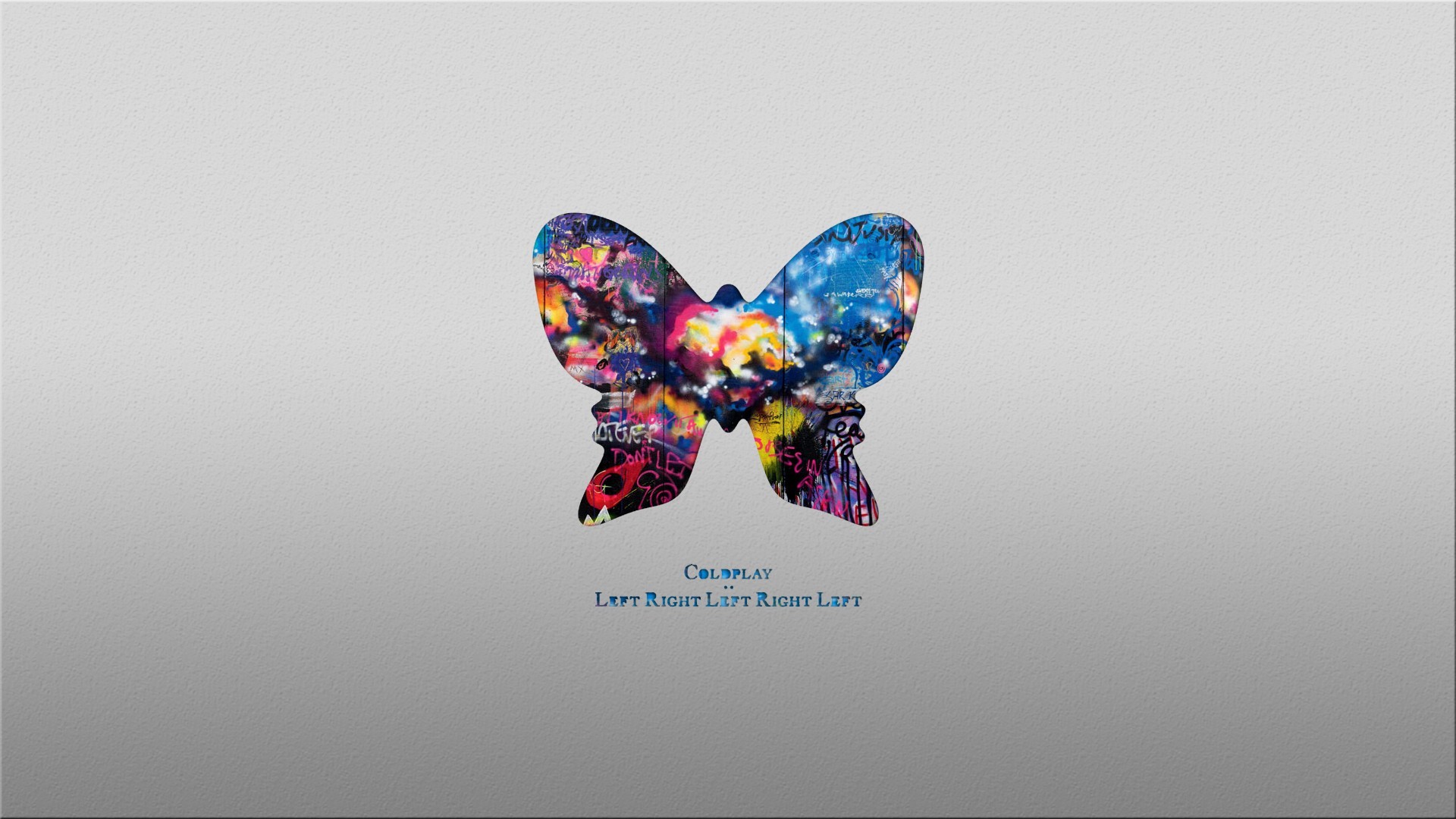 Coldplay, Farfalla, Mylo Xyloto, Minimalista, 1920x1080, wallpaper desktop
