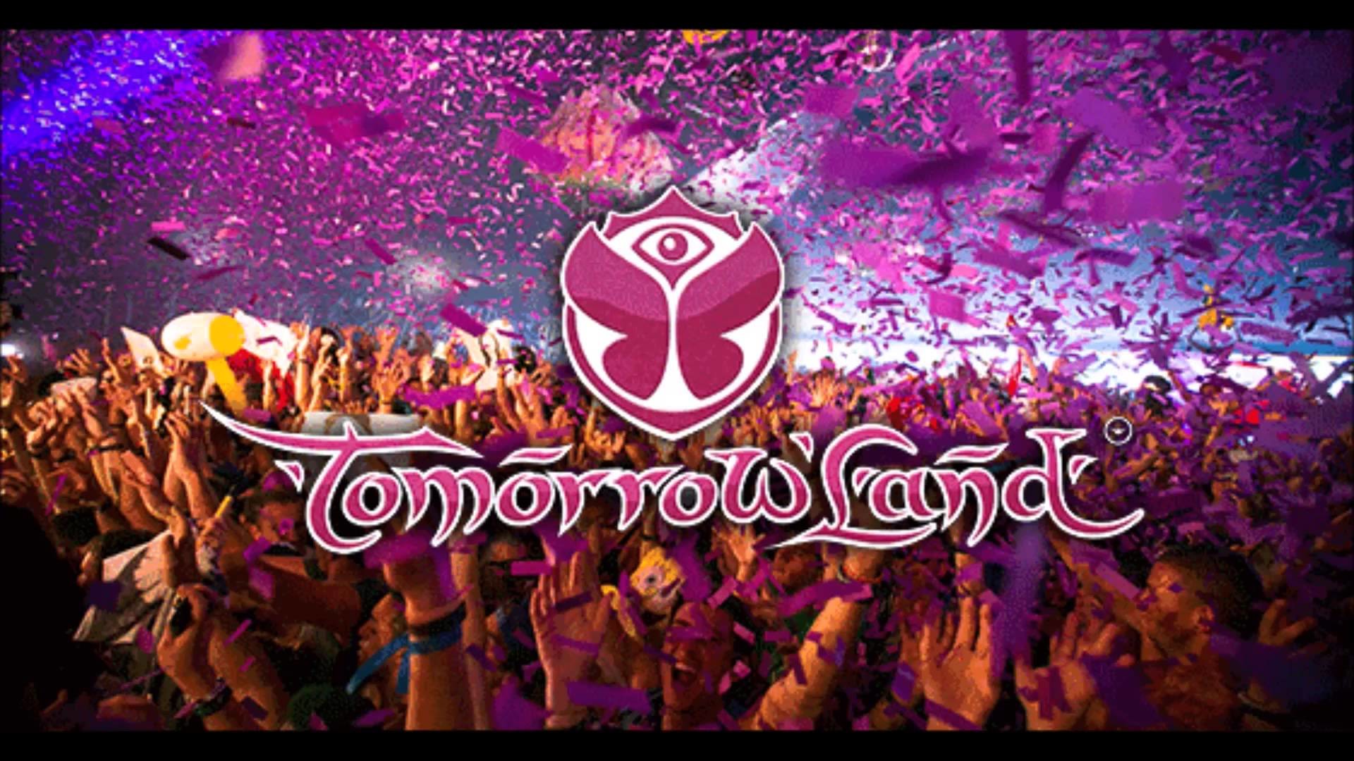 Tomorrowland, Logo, Coriandoli, Folla, 1920x1080, sfondo per PC