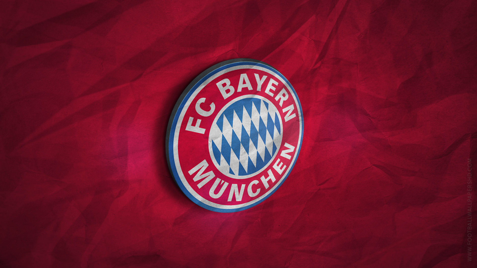 Bayern Monaco, Logo, Rosso, Full HD, sfondo Windows 11