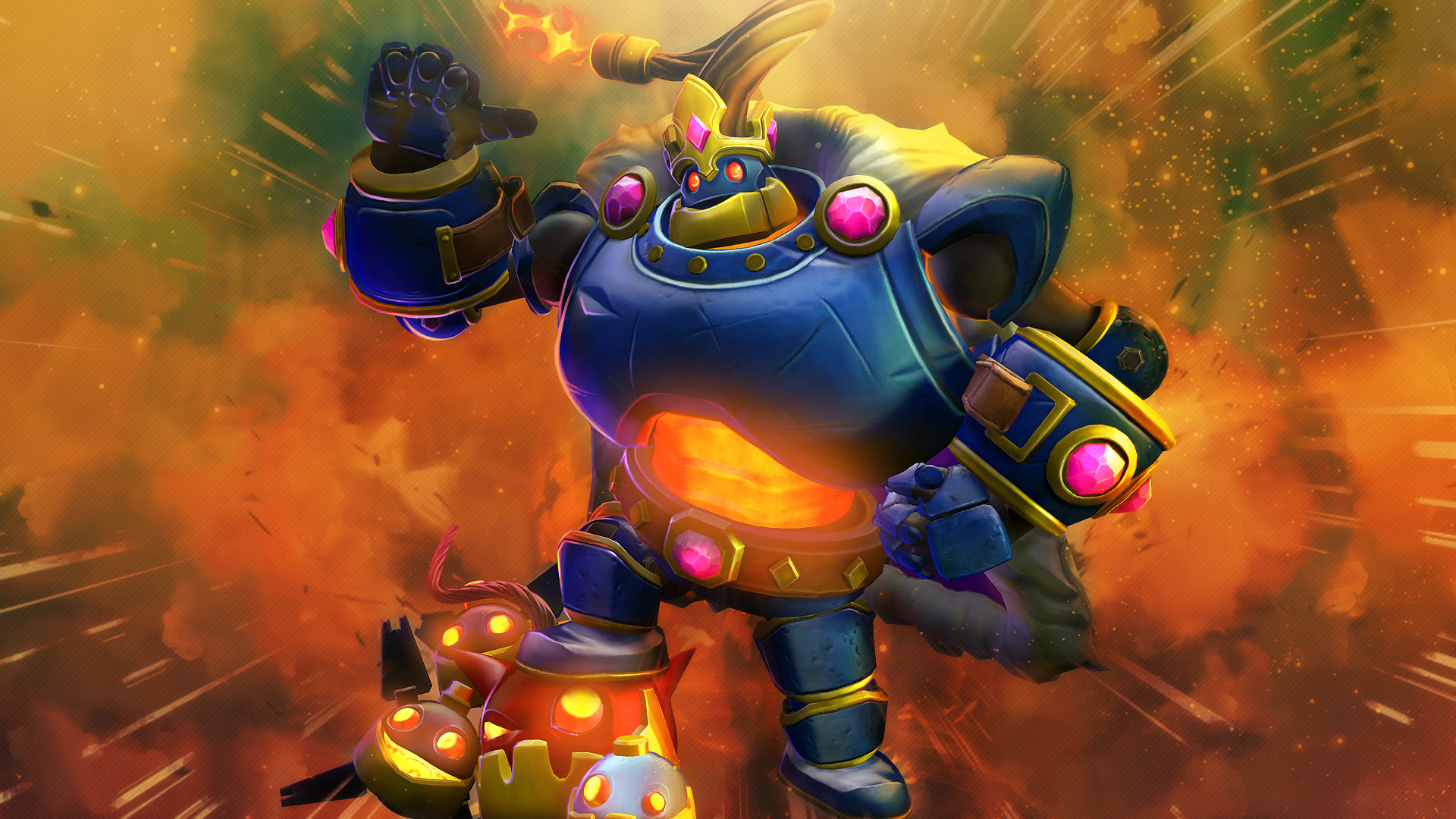 Bomb King, Paladins, Bombe, Esplosione, Full HD, sfondo per PC e portatile