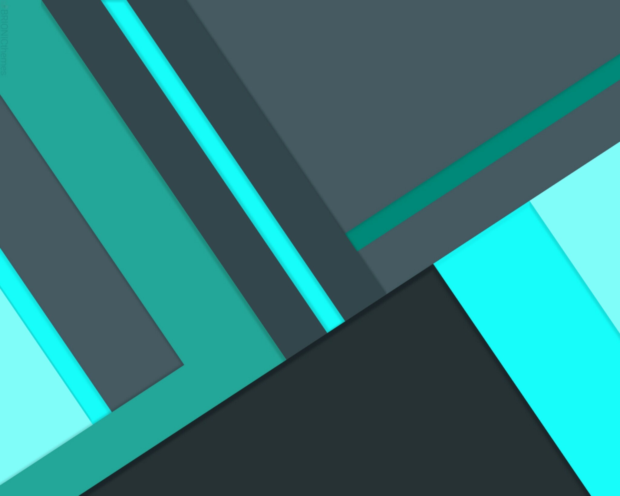 Material Design, Strati, Ciano, Verde acqua, Grigio scuro, Full HD, wallpaper desktop