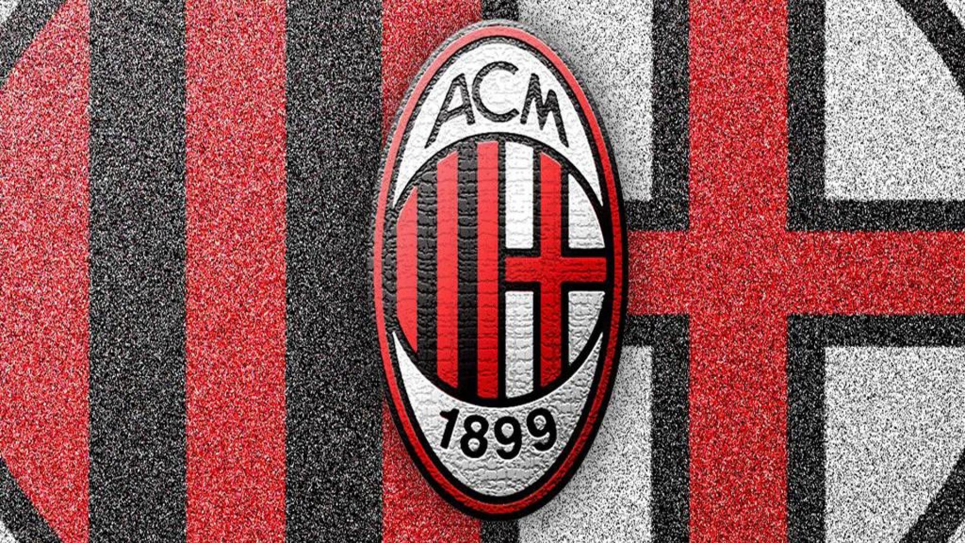Stemma AC Milan, AC Milan, Texture, Rossonero, Full HD, sfondo per PC