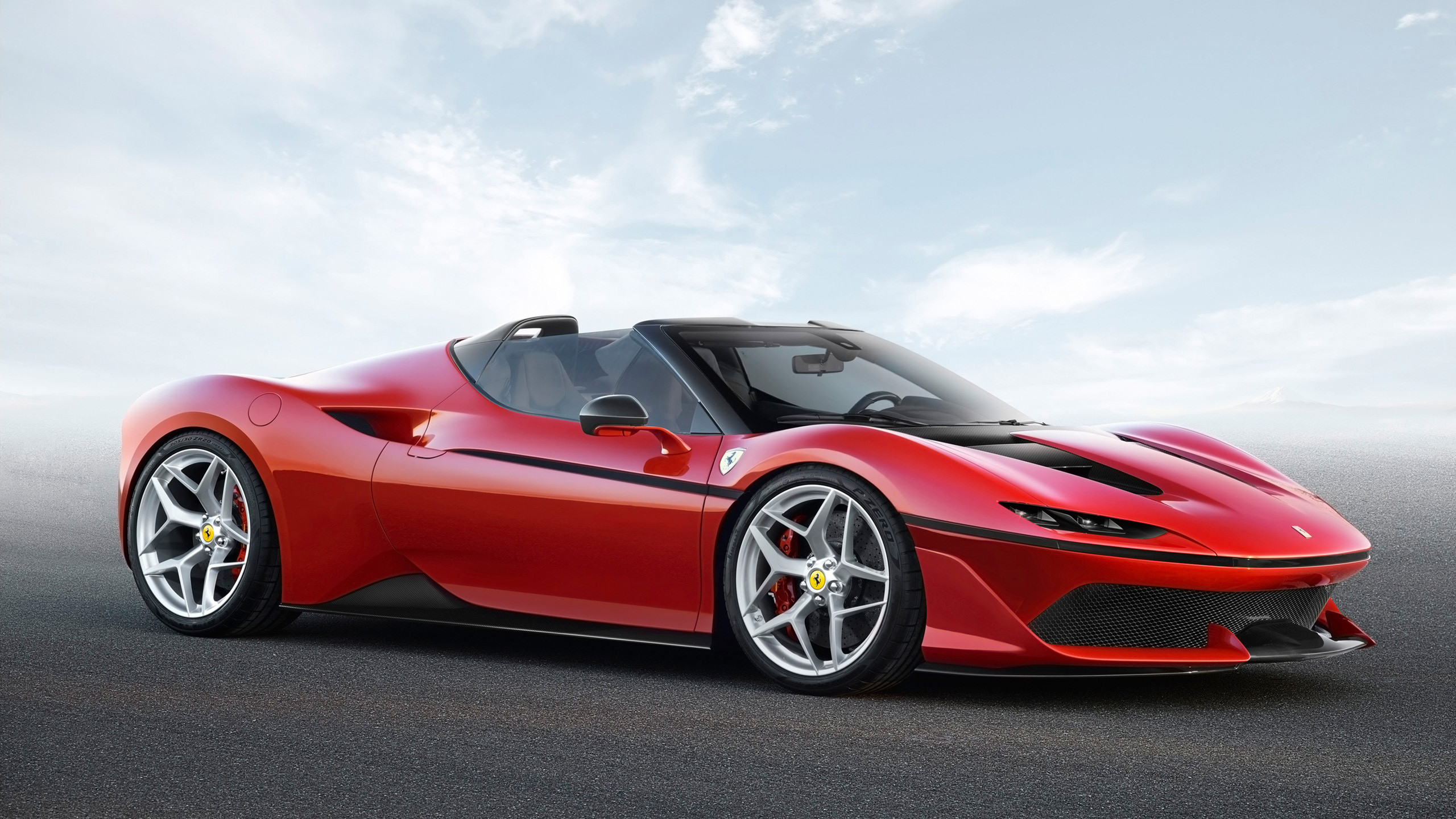 Ferrari J50, Ferrari, Roadster, Rosso, 2560x1440, sfondo per PC