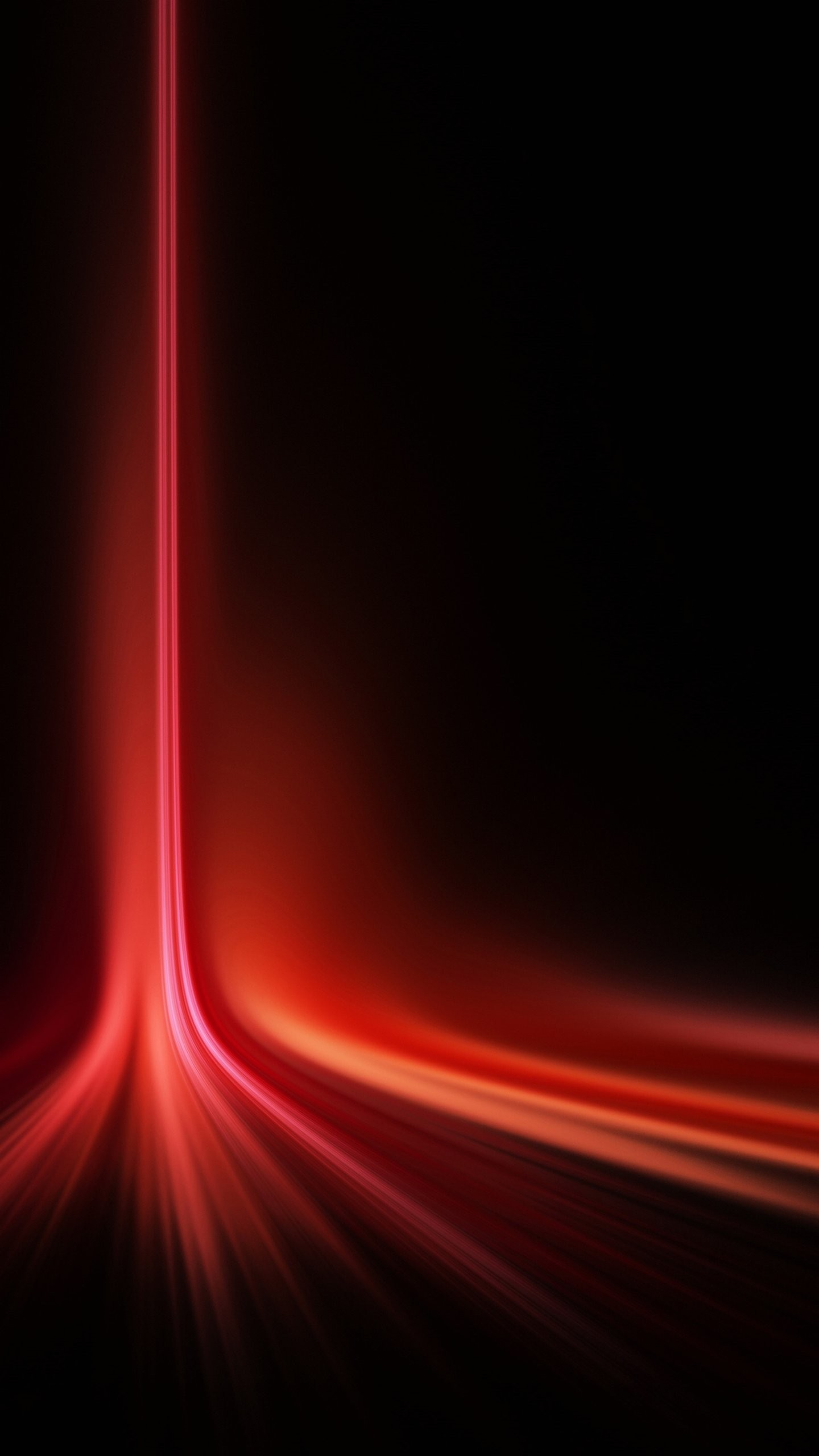 Linee luminose, Rosso, Sfondo nero, schermata Home LG G4