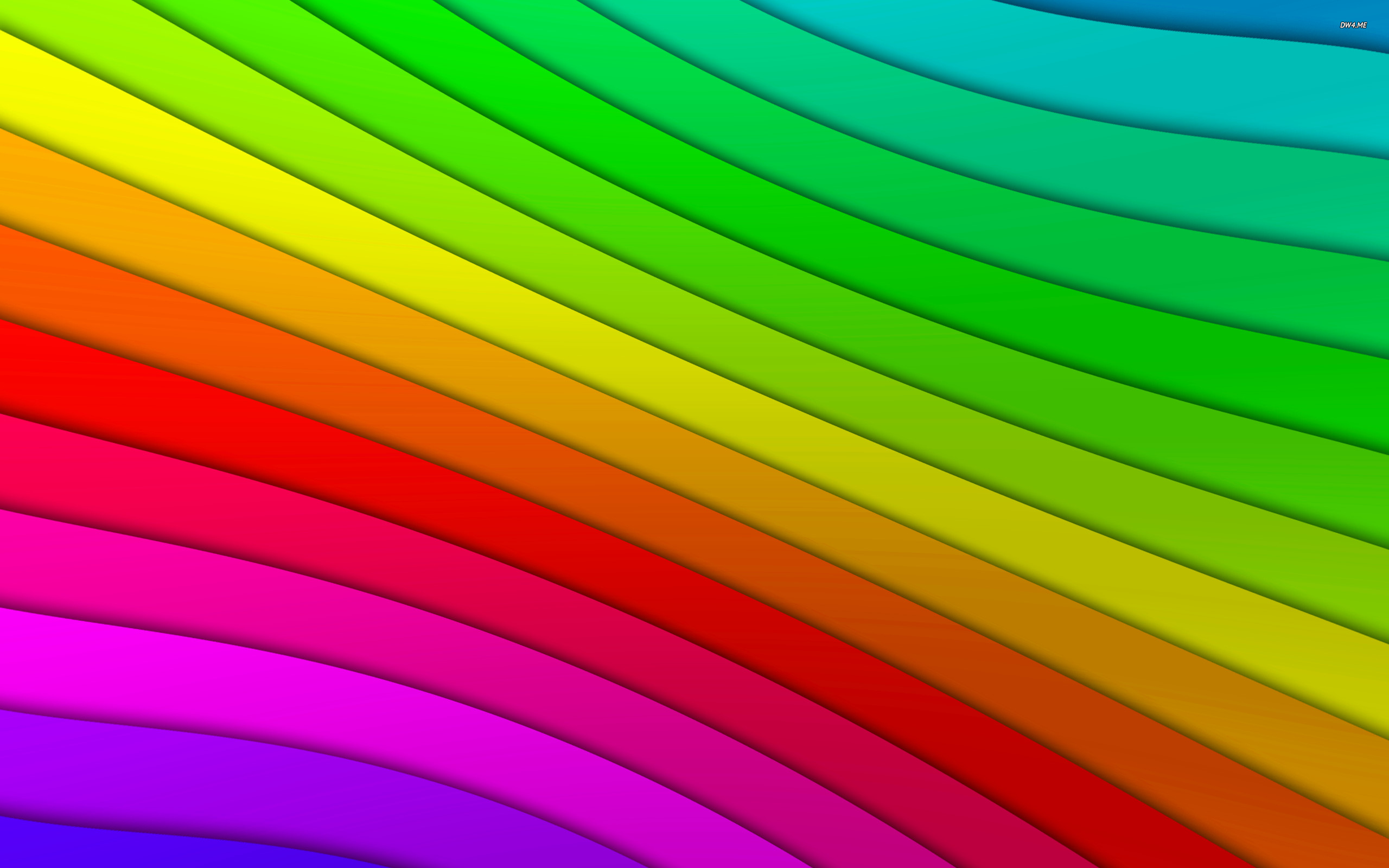 Strisce arcobaleno, Linee curve, Arte astratta, 2560x1600, immagine di sfondo