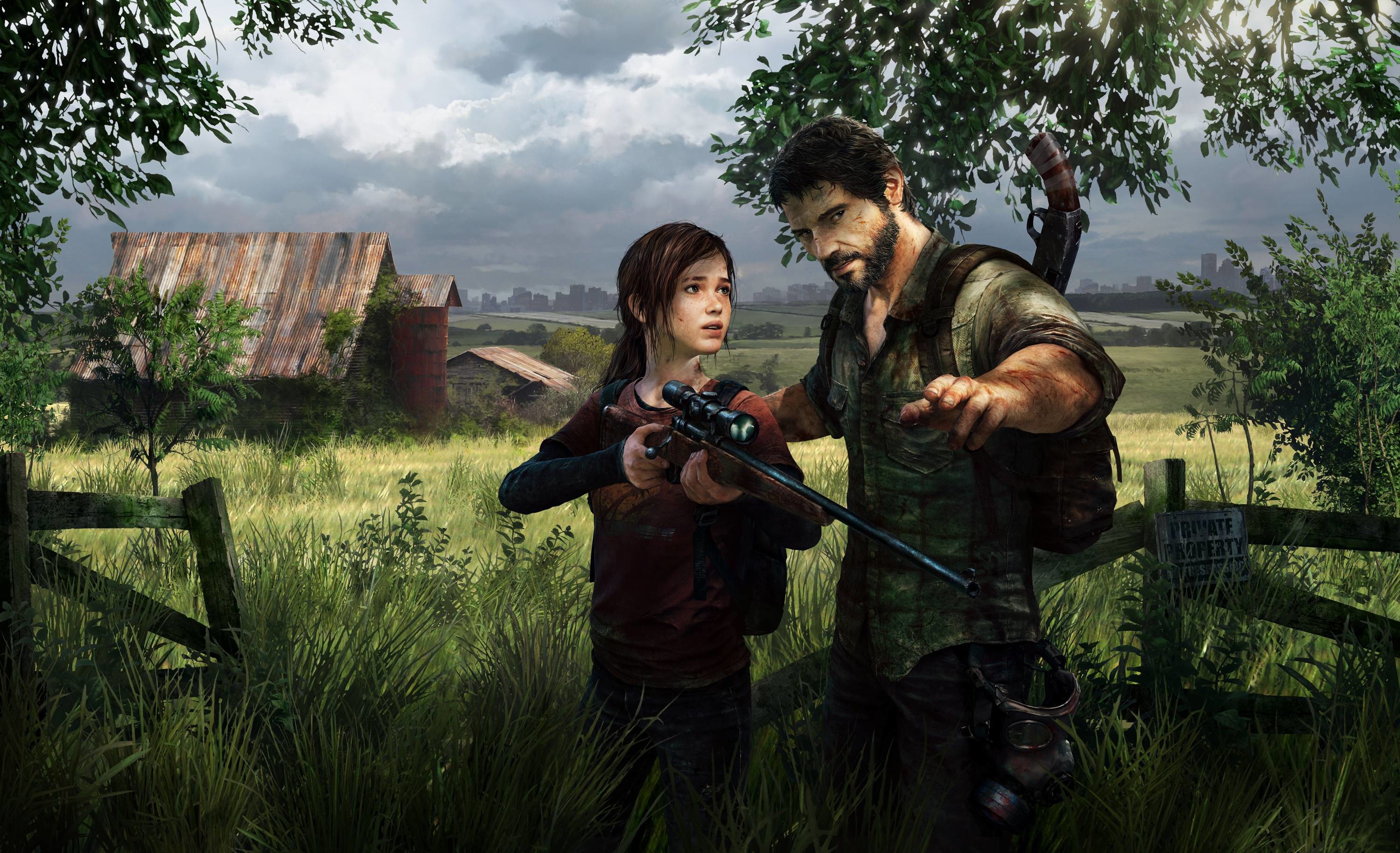 The Last of Us, Ellie, Joel, Fucile, Campagna, 2K, sfondo per portatile