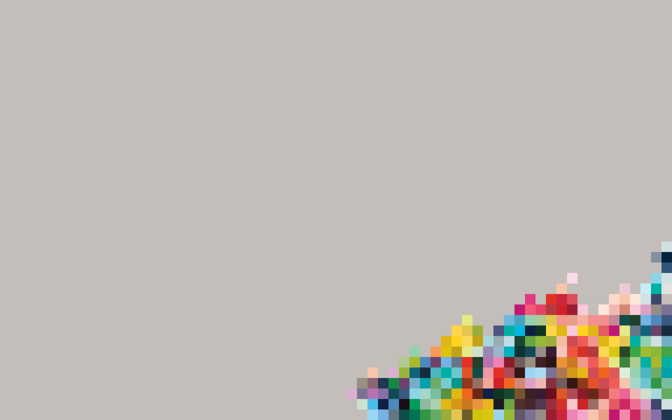 Pixel, Astratto, Sfondo grigio, Coloratissimo, 2K, wallpaper desktop