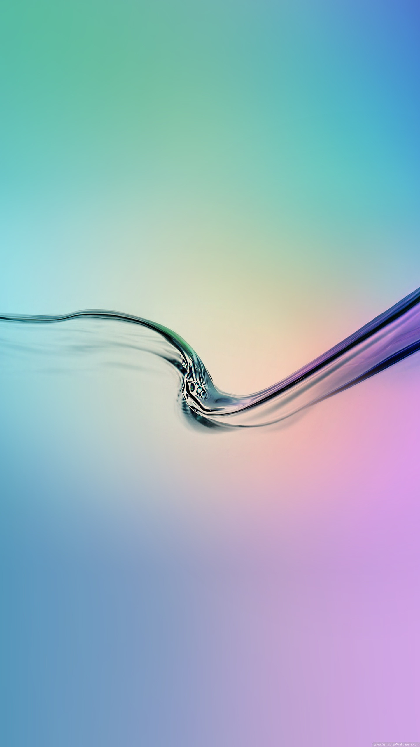Samsung Galaxy S6, Acqua, Pastello, QHD+, schermata di blocco del cellulare