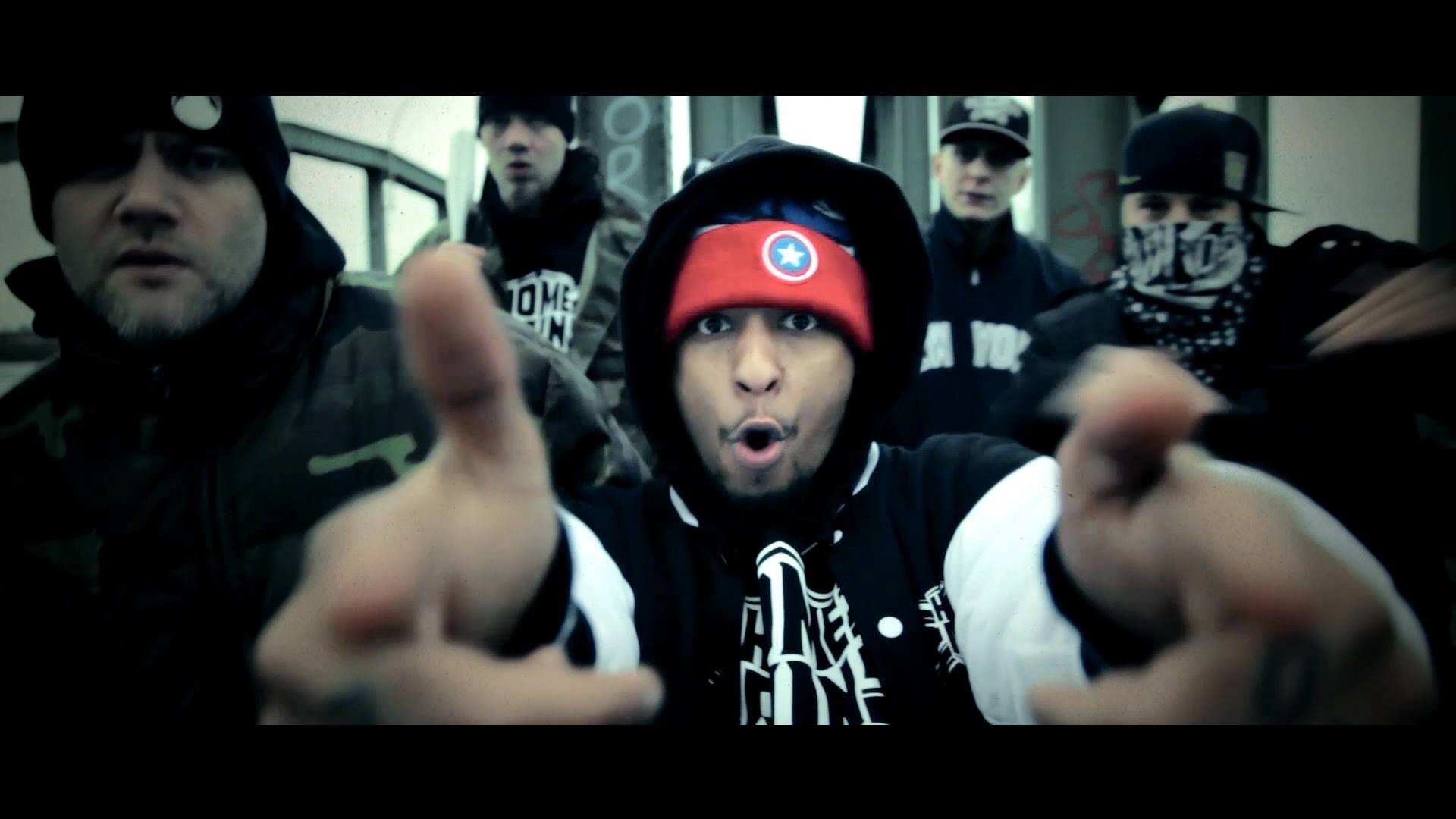 Rapper, Gruppo, Videoclip, Gesto, 1920x1080, sfondo per PC