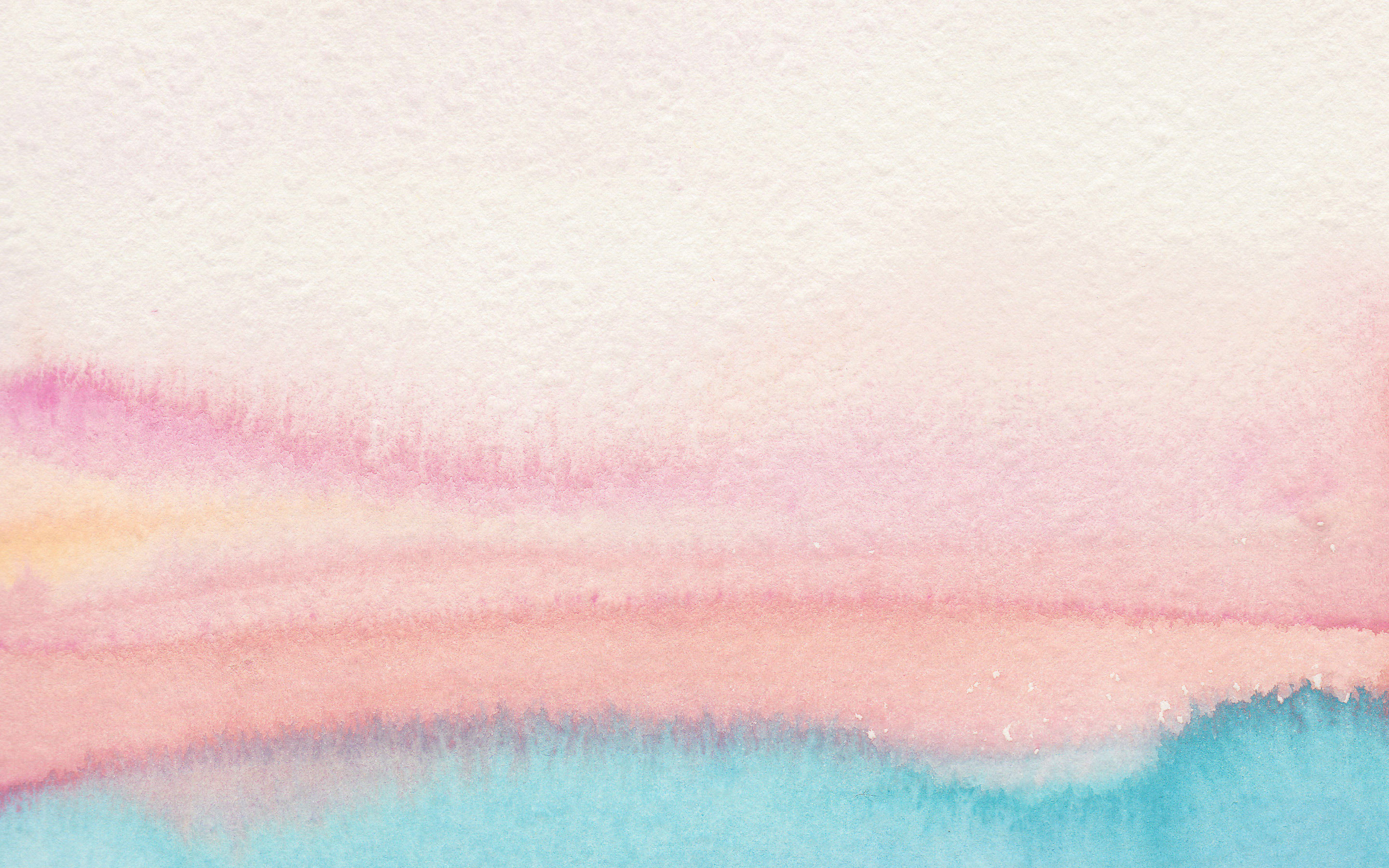 Acquerello, Sfumature, Rosa, Azzurro, Pastello, 2K, sfondo desktop