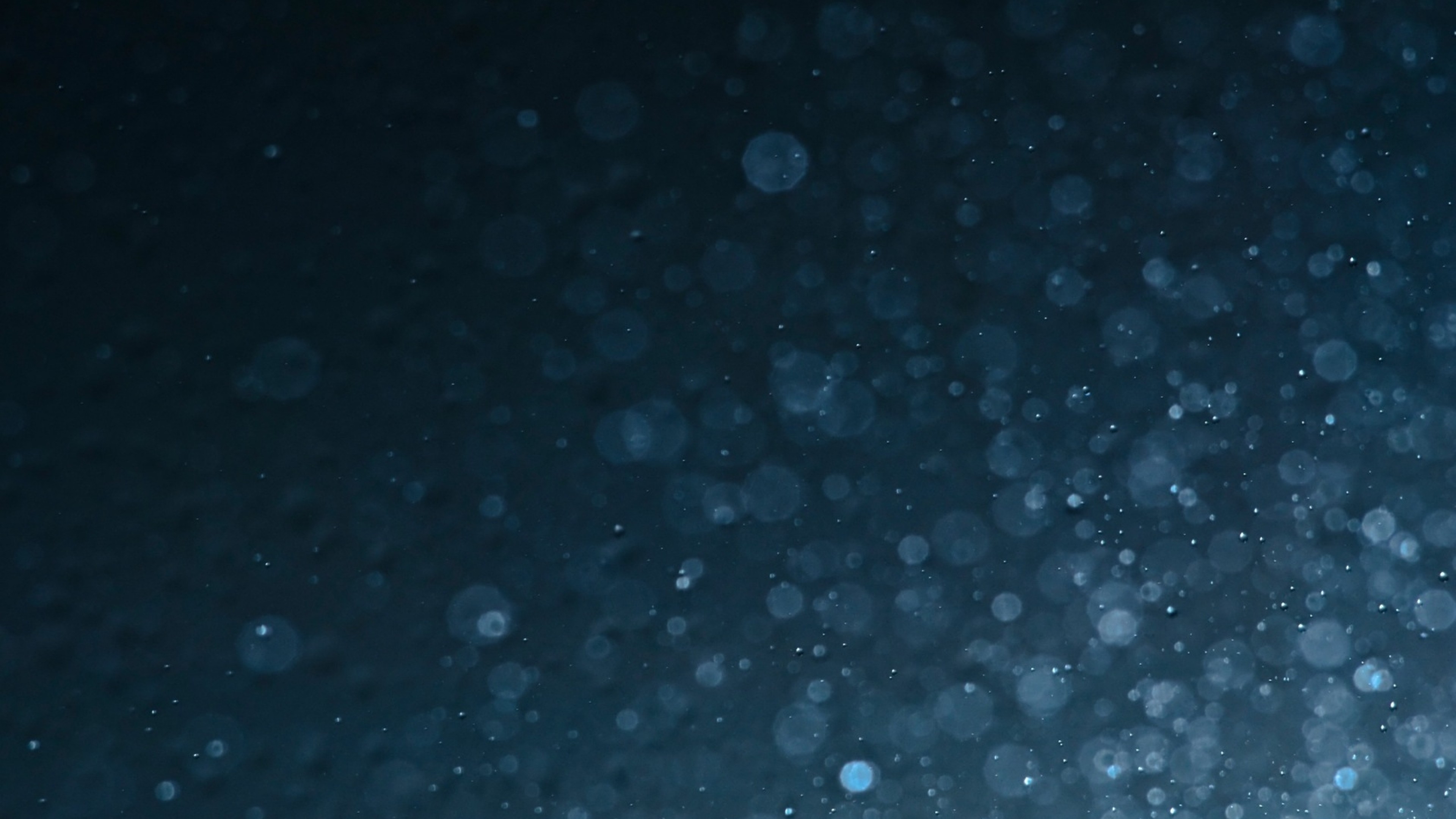 Bokeh, Blu scuro, Astratto, 16:9 4K, sfondo widescreen