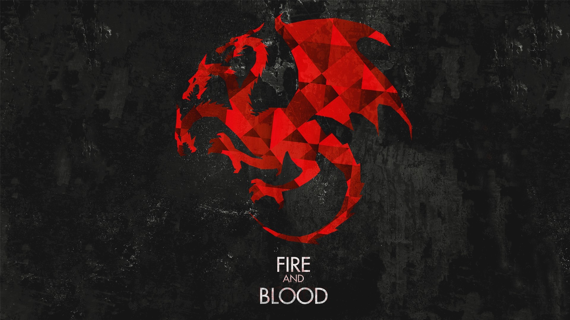 Drago a tre teste, Casa Targaryen, Fire and Blood, Il Trono di Spade, Rosso, sfondo desktop