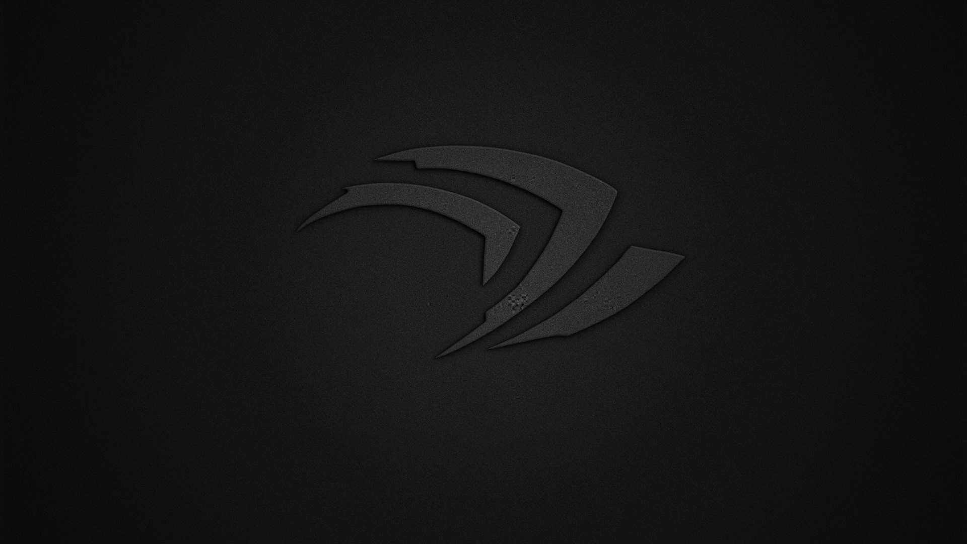 Logo Nvidia, Nvidia, Sfondo scuro, Minimal, 1920x1080, wallpaper desktop
