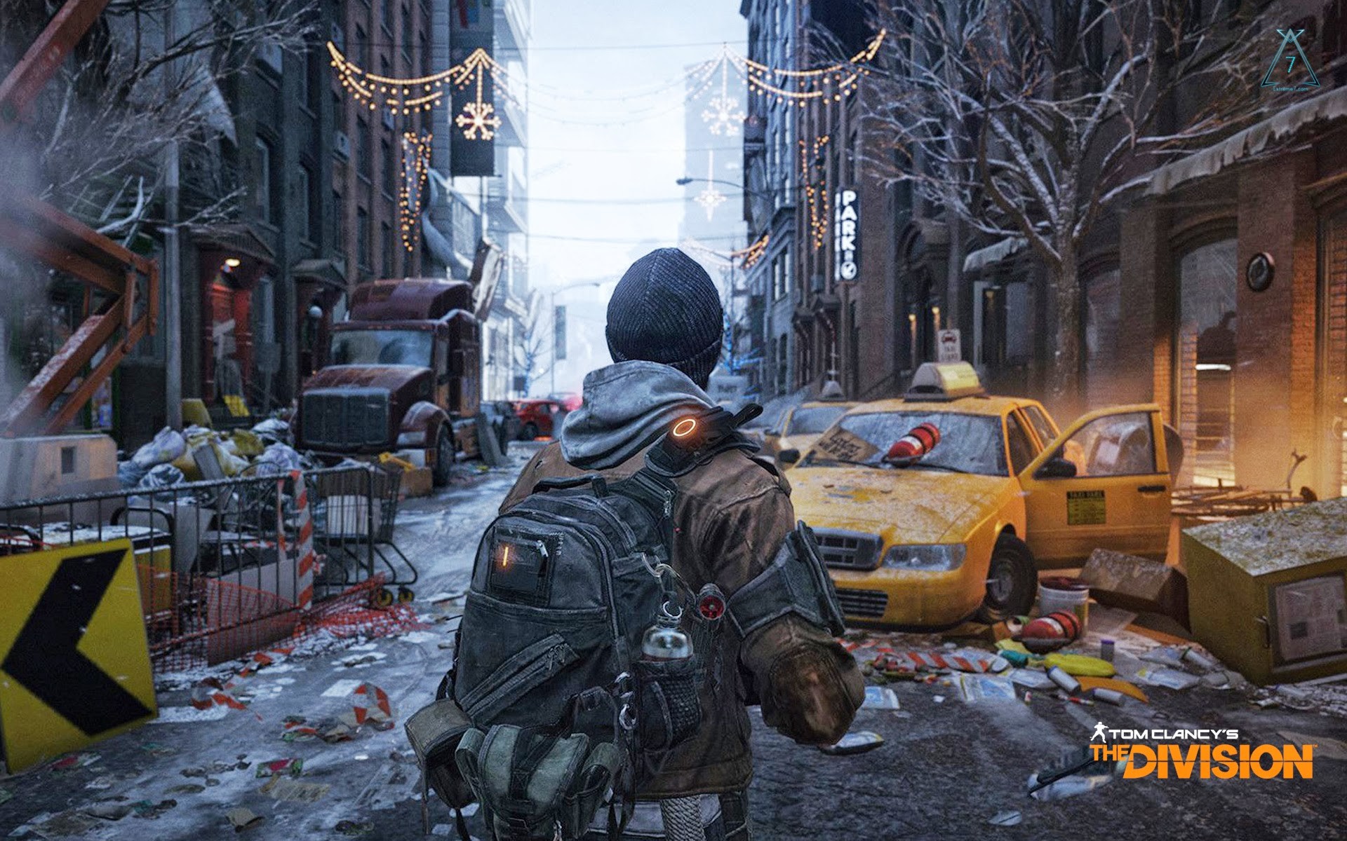 Tom Clancy's The Division, Agente, Taxi giallo, Neve, 1920x1200, immagine di sfondo