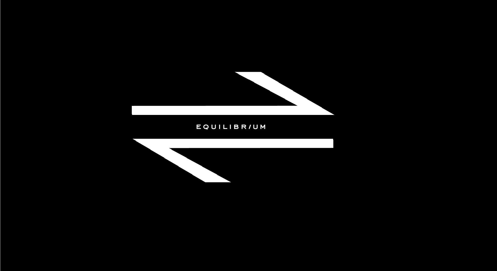 Equilibrio chimico, Frecce, Minimalista, Sfondo nero, Full HD, wallpaper per portatile