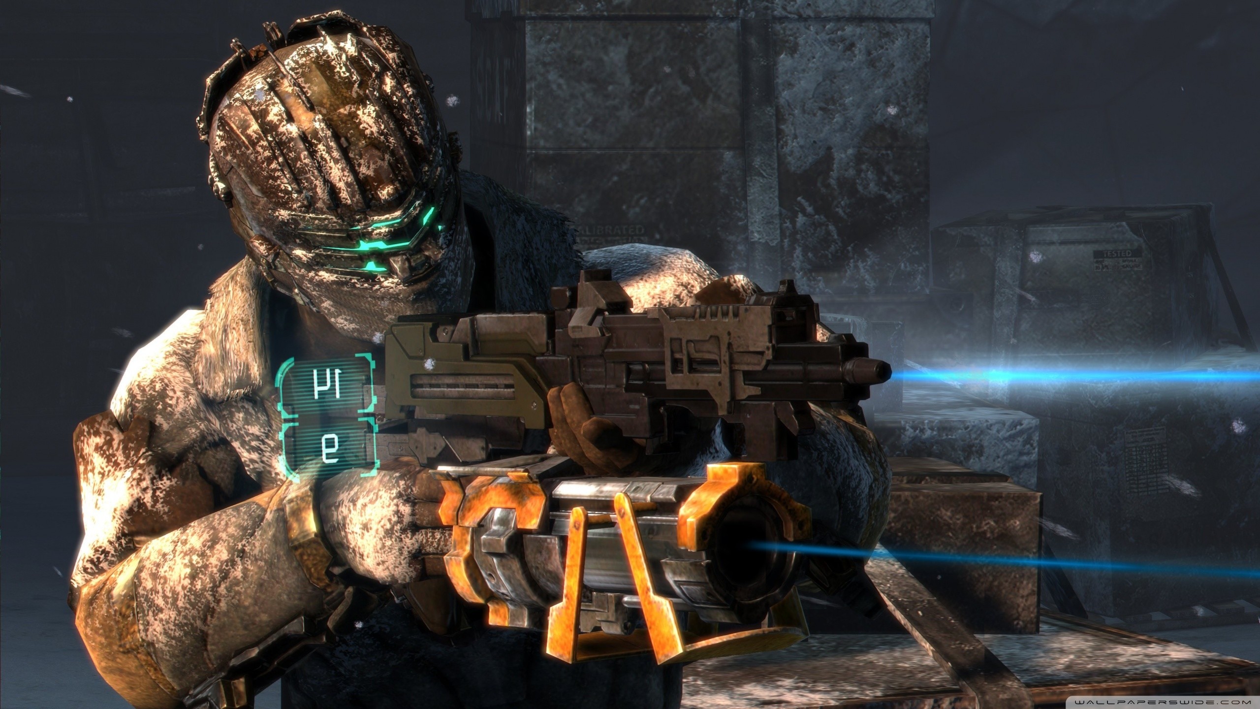 Isaac Clarke, Dead Space 3, Arma, Laser, Tuta RIG, 2K, sfondo per PC