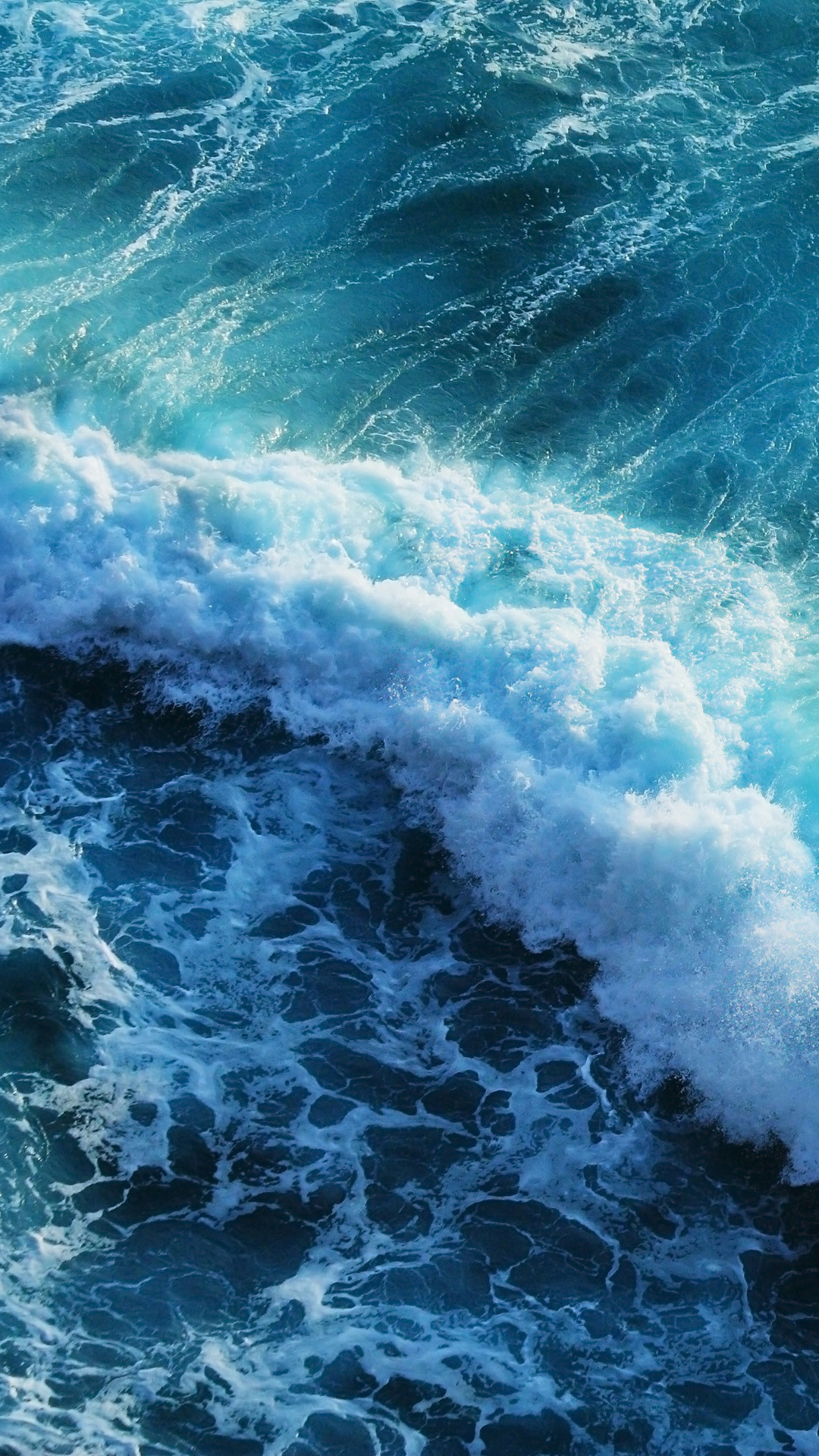 Onde, Oceano, Mare, Blu, wallpaper iPhone 6S