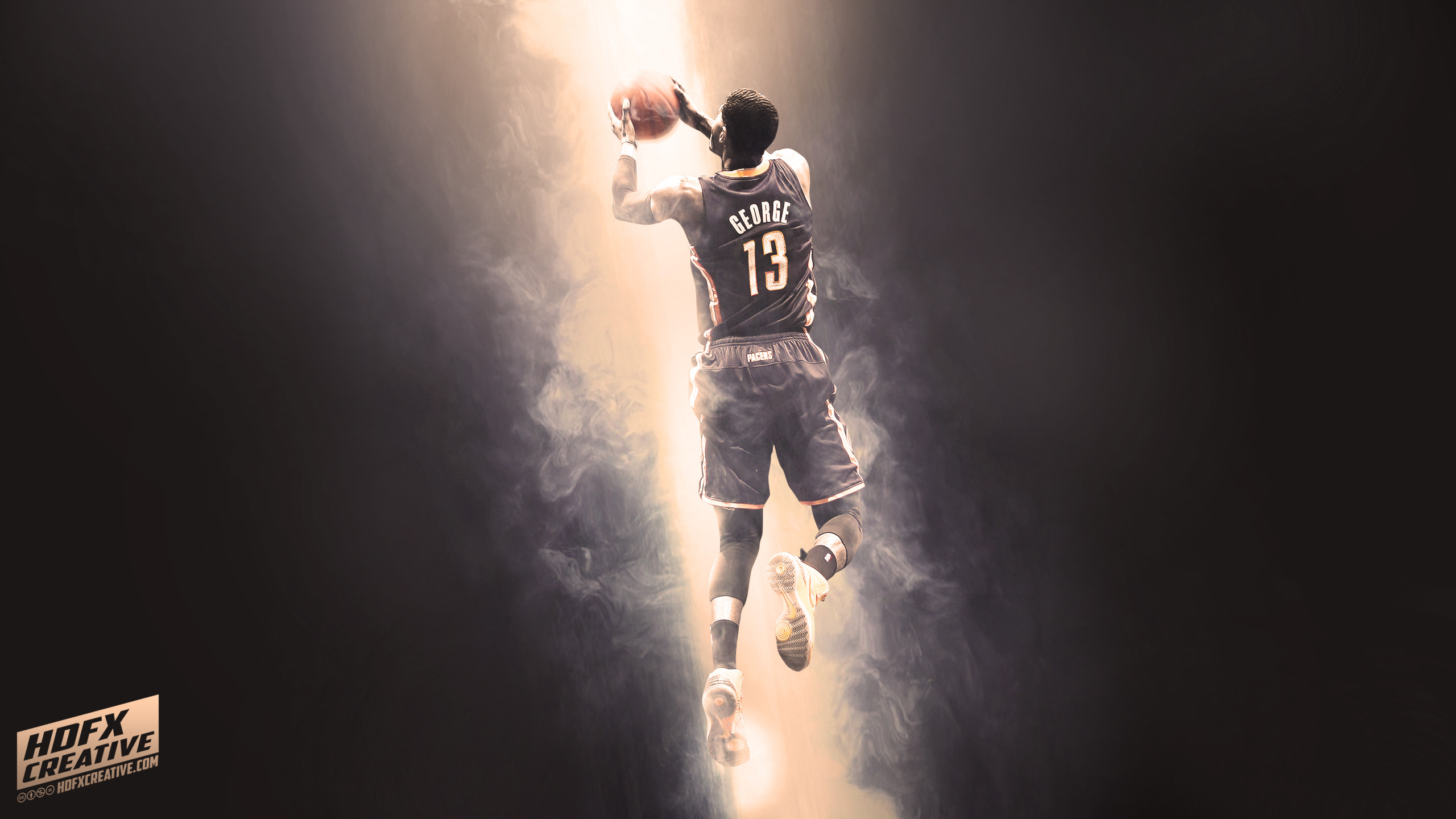 Paul George, Schiacciata, Luce, 2K, sfondo desktop