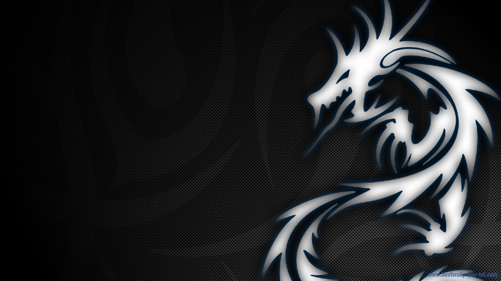 Drago, MSI, Logo, Argento, 16:9 Full HD, sfondo widescreen