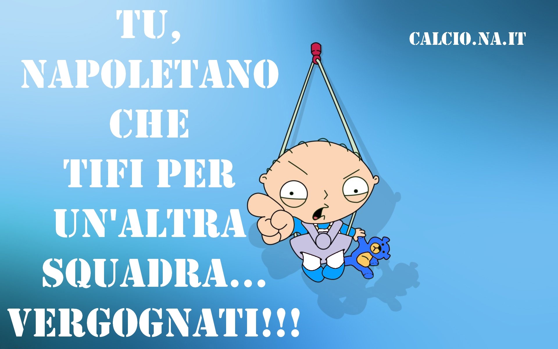 Stewie Griffin, I Griffin, Napoli, Tifosi, Umorismo, 1920x1200, sfondo MacBook Pro