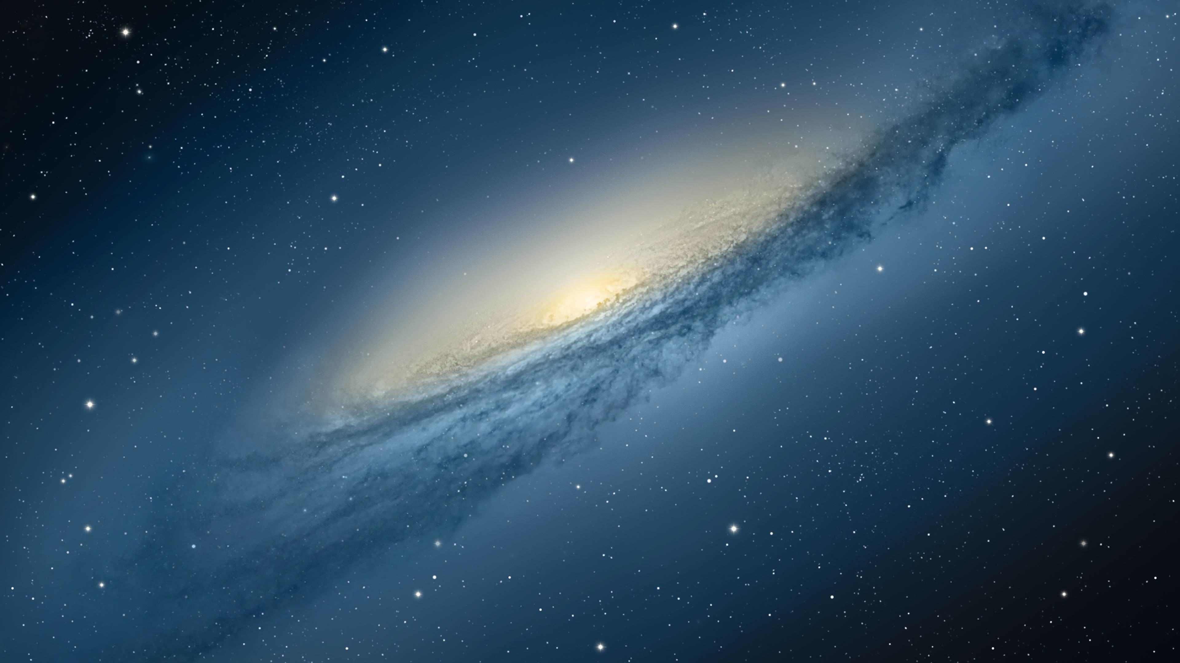 OS X Mountain Lion, Galassia, Spazio, Stelle, 4K, sfondo Mac