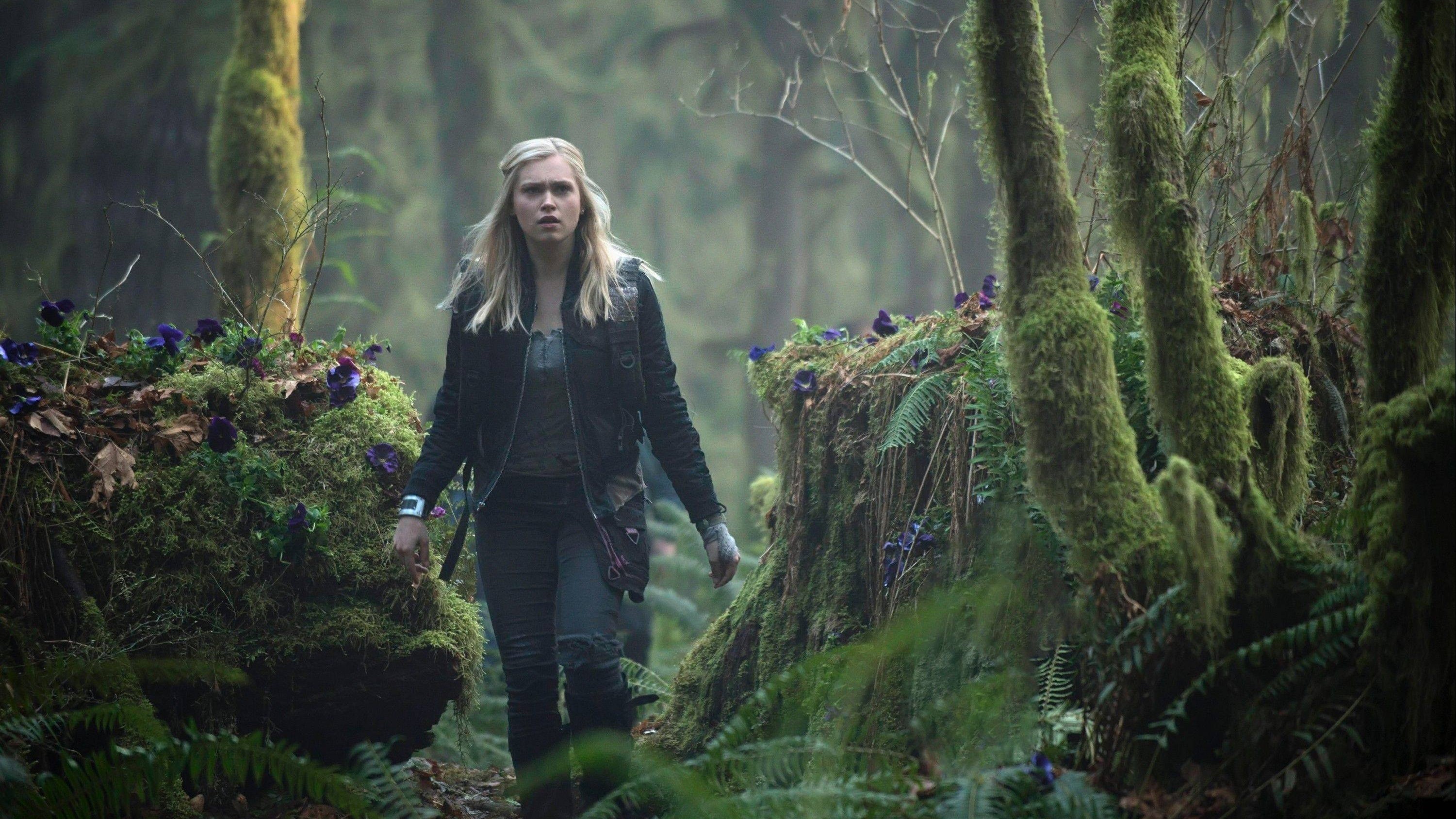 Eliza Taylor, Clarke Griffin, The 100, Foresta, 16:9 2K, sfondo widescreen