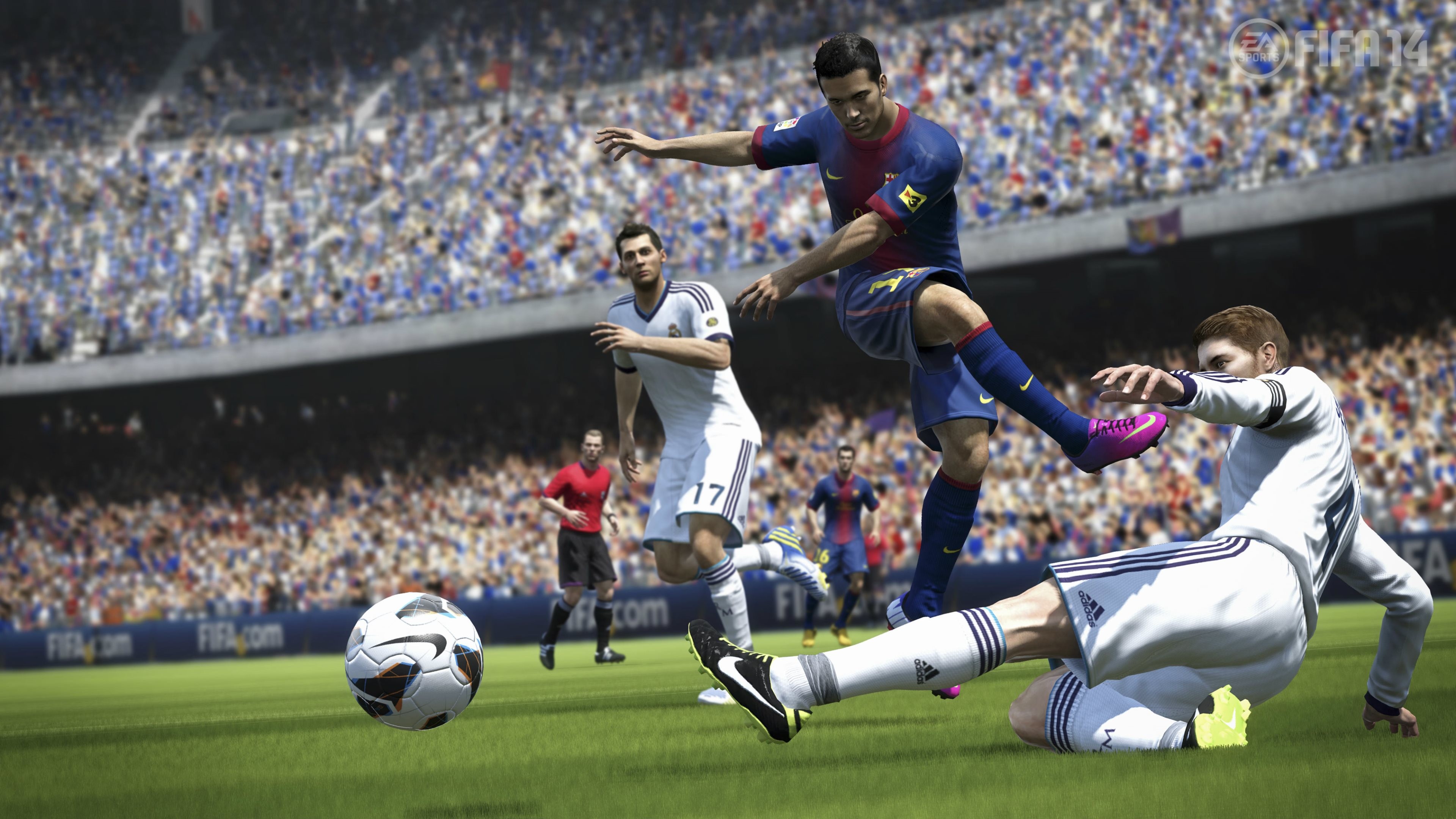 FIFA 17, Barcellona, Real Madrid, Contrasto, 3840x2160, sfondo per PC