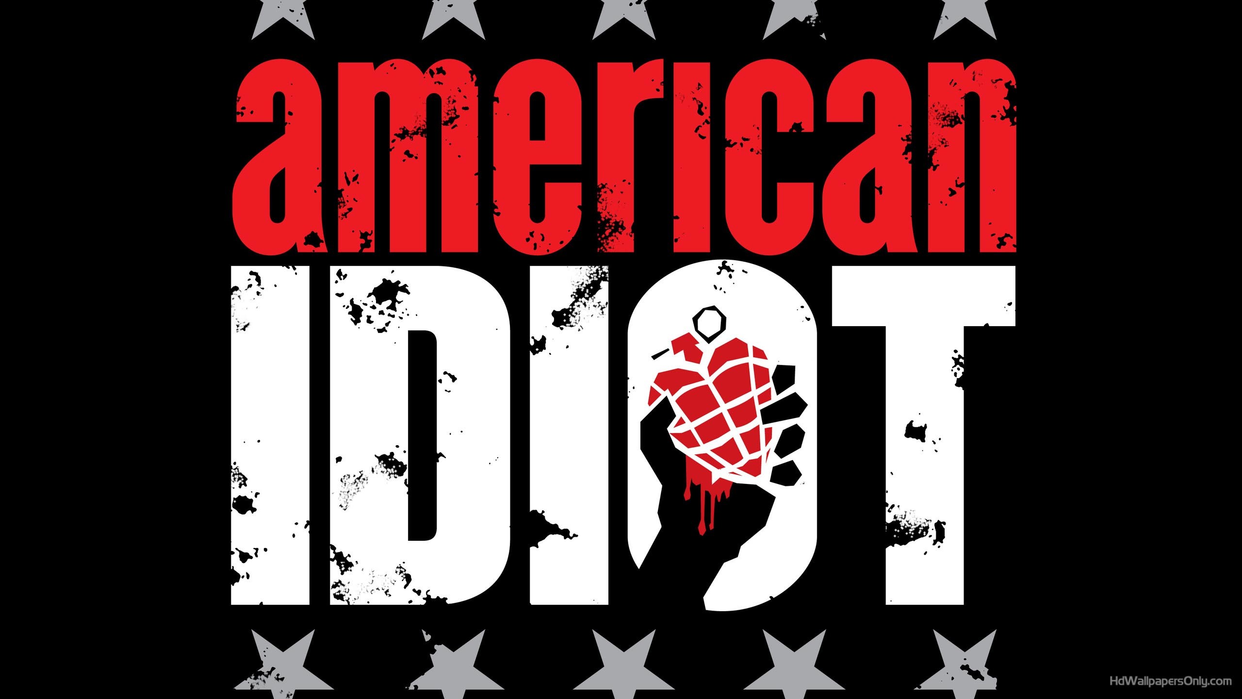 American Idiot, Green Day, Granata a cuore, Copertina album, 2K, sfondo per PC