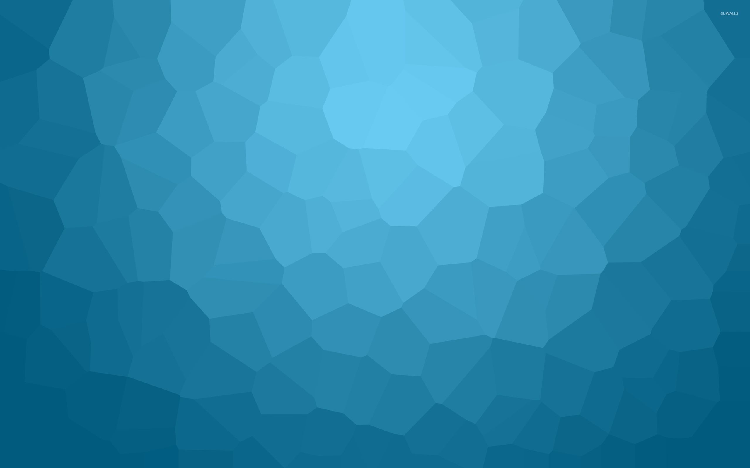 Low poly, Azzurro, Mosaico, Astratto, Blu, 2560x1600, immagine di sfondo