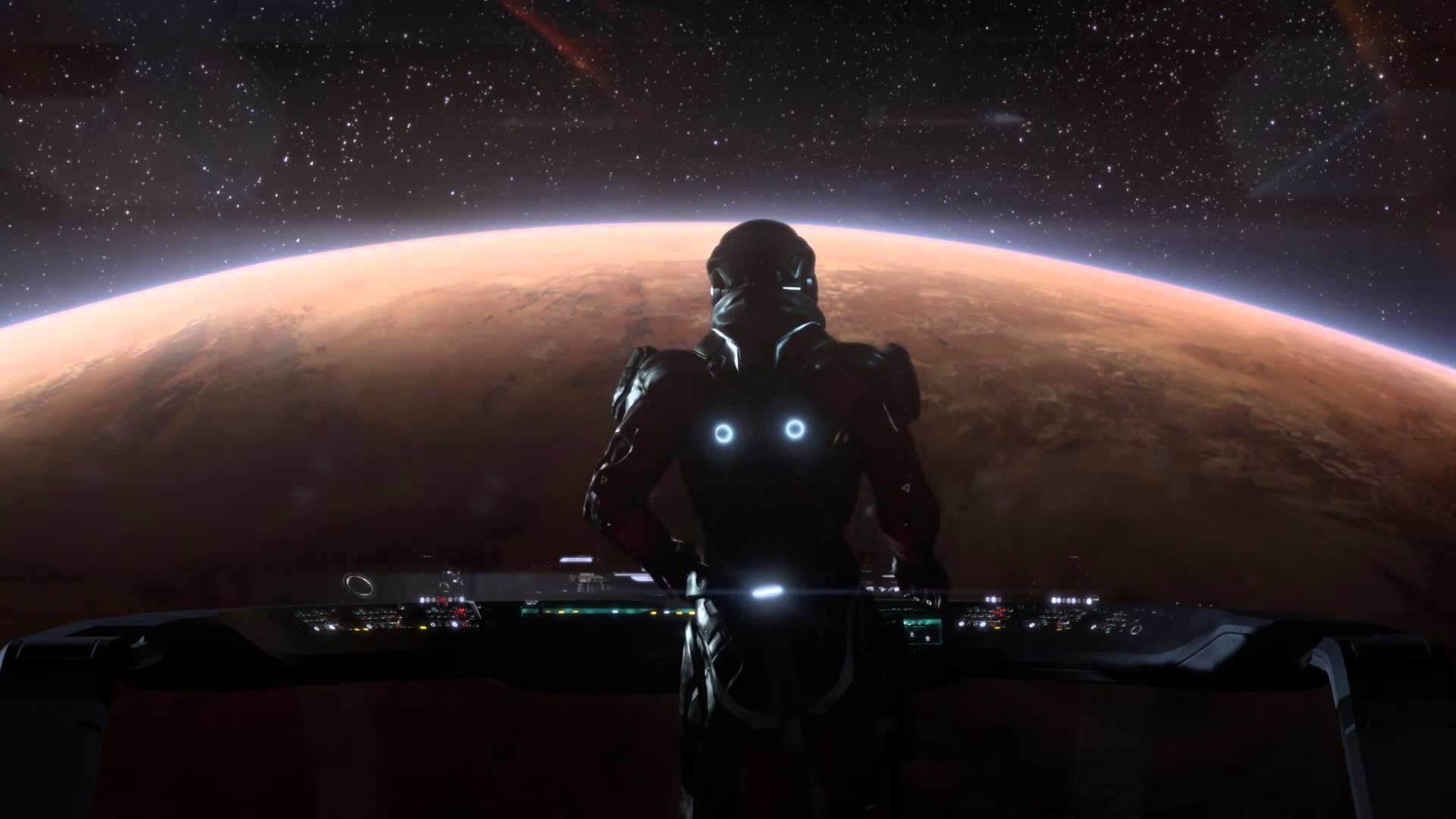 Mass Effect: Andromeda, Ryder, Tempest, Pianeta, Spazio, Full HD, sfondo per portatile
