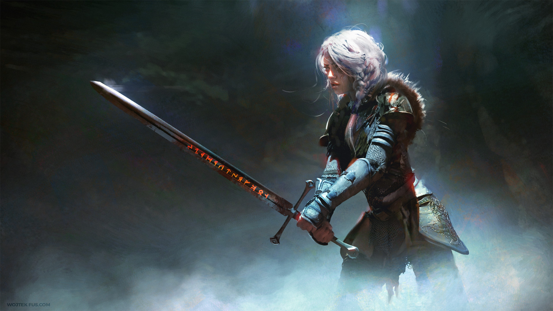 Ciri, Cirilla, The Witcher 3: Wild Hunt, Spada, Cosplay, Full HD, sfondo desktop