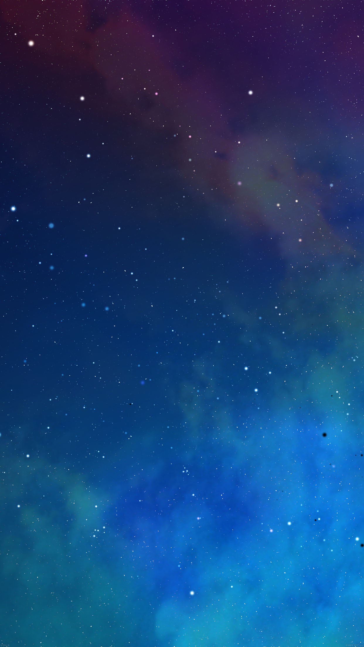 Nebulosa, Stelle, Blu, Spazio, sfondo per iOS 7