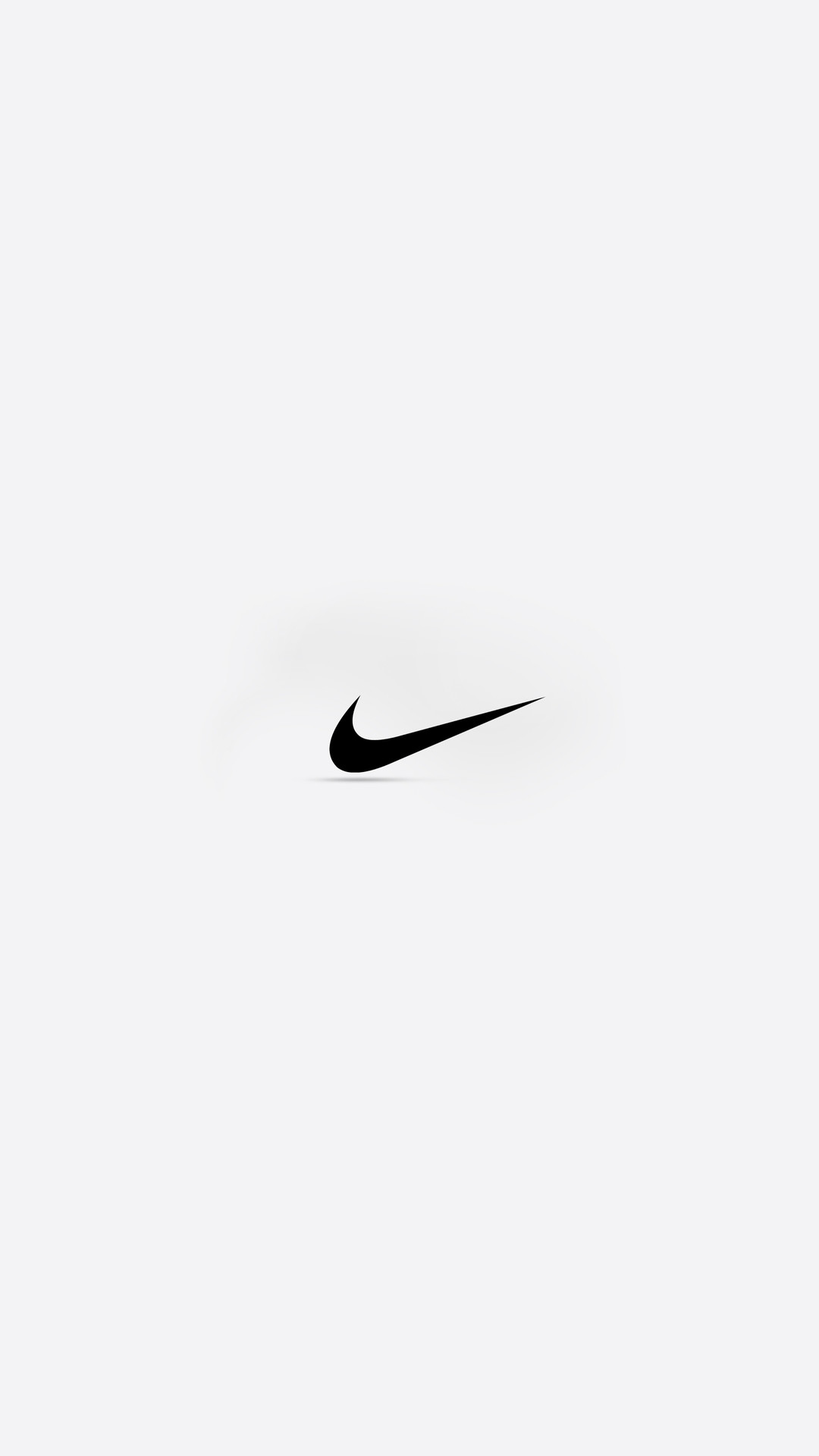 Nike Swoosh, Nike, Minimalista, Sfondo bianco, 1080x1920, schermata di blocco iPhone