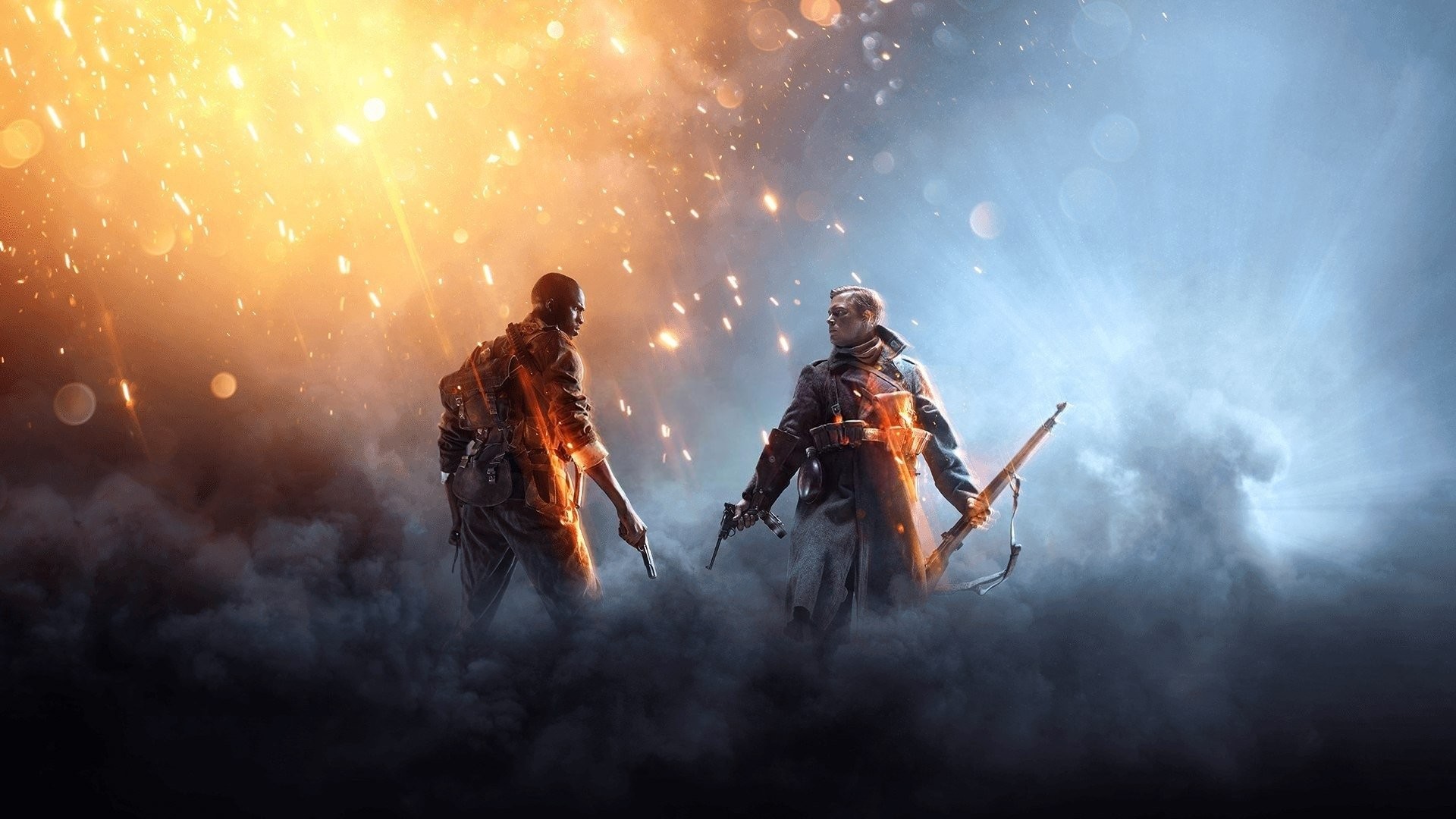 Battlefield 1, Soldati, Fumo, 1920x1080, wallpaper desktop