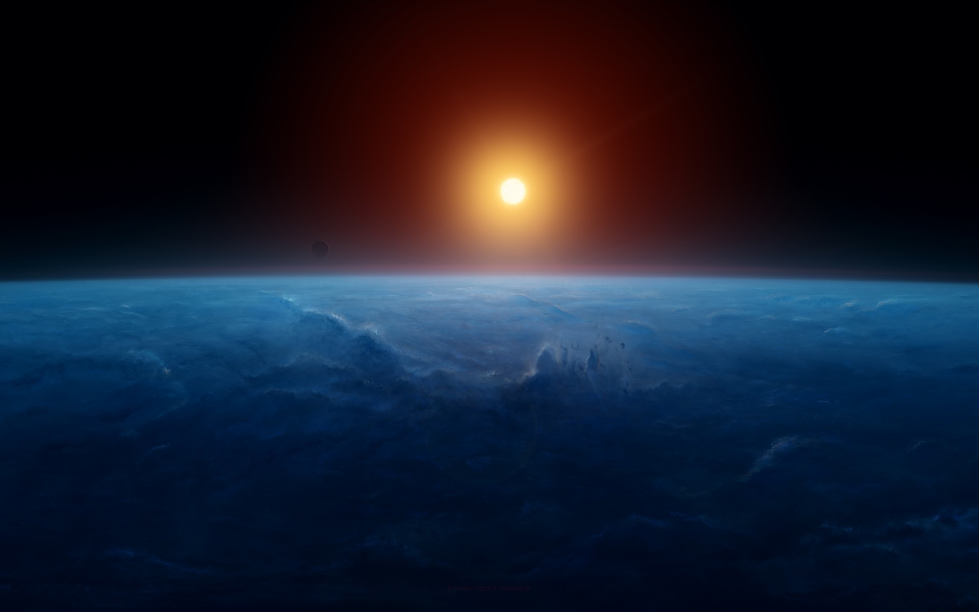 Sole, Terra, Vista orbitale, Spazio, 1920x1200, immagine di sfondo