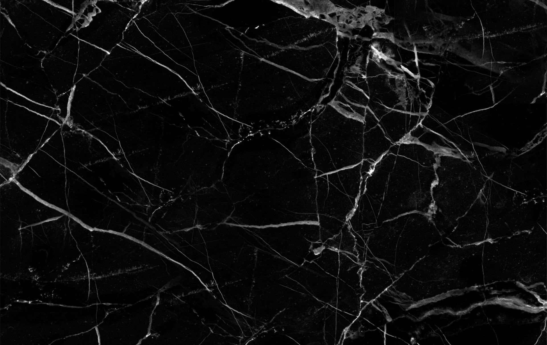 Marmo nero, Venature bianche, Texture, Full HD, wallpaper per PC