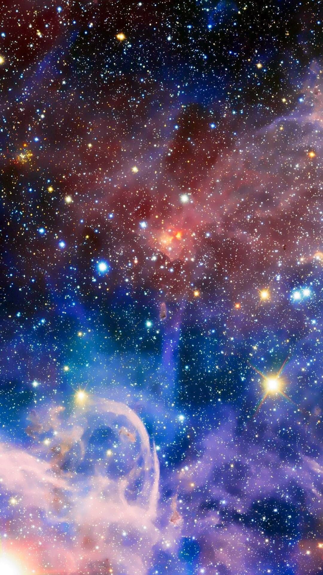 Nebulosa, Stelle, Spazio, sfondo iPhone 16 Full HD