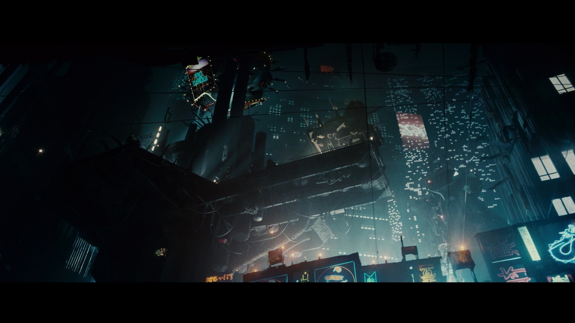 Blade Runner 2049, Città, Notte, Cyberpunk, Full HD, wallpaper desktop