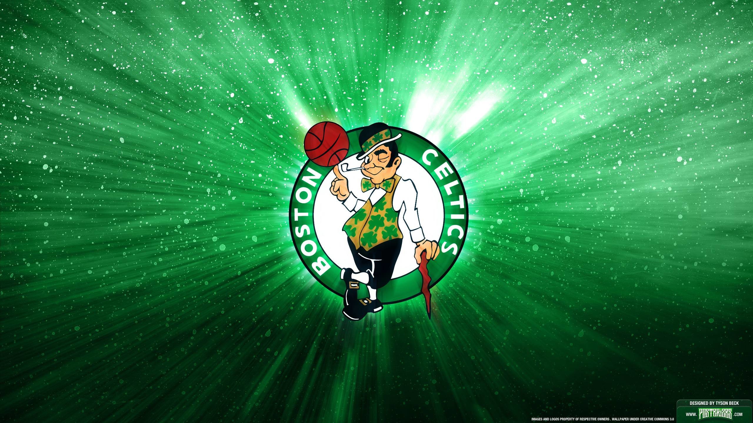 Boston Celtics, NBA, Logo, Verde, 16:9 2K, sfondo widescreen