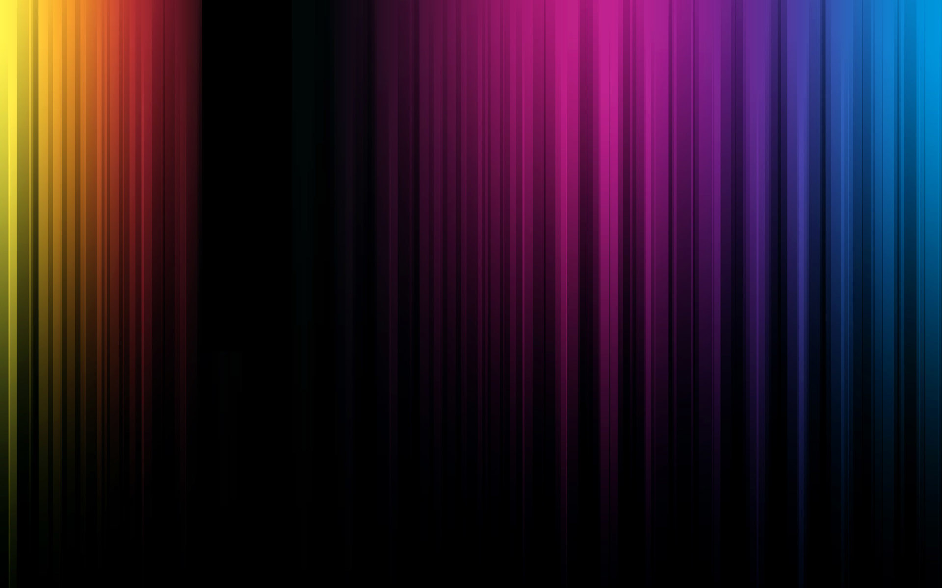 Strisce, Gradiente, Arcobaleno, Nero, 16:10 Full HD, sfondo widescreen
