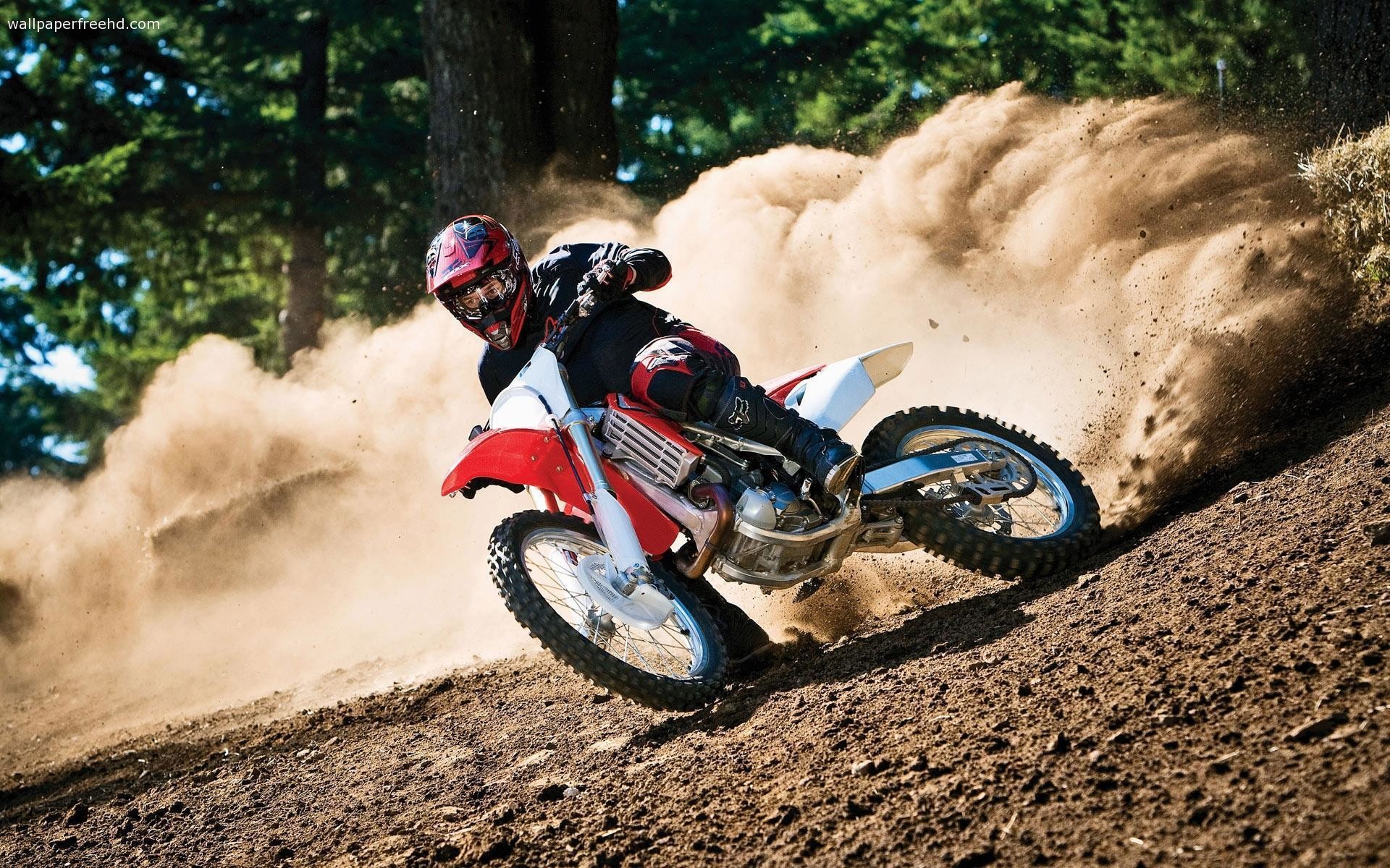 Honda, Motocross, Polvere, Curva, 1920x1200, sfondo MacBook Pro
