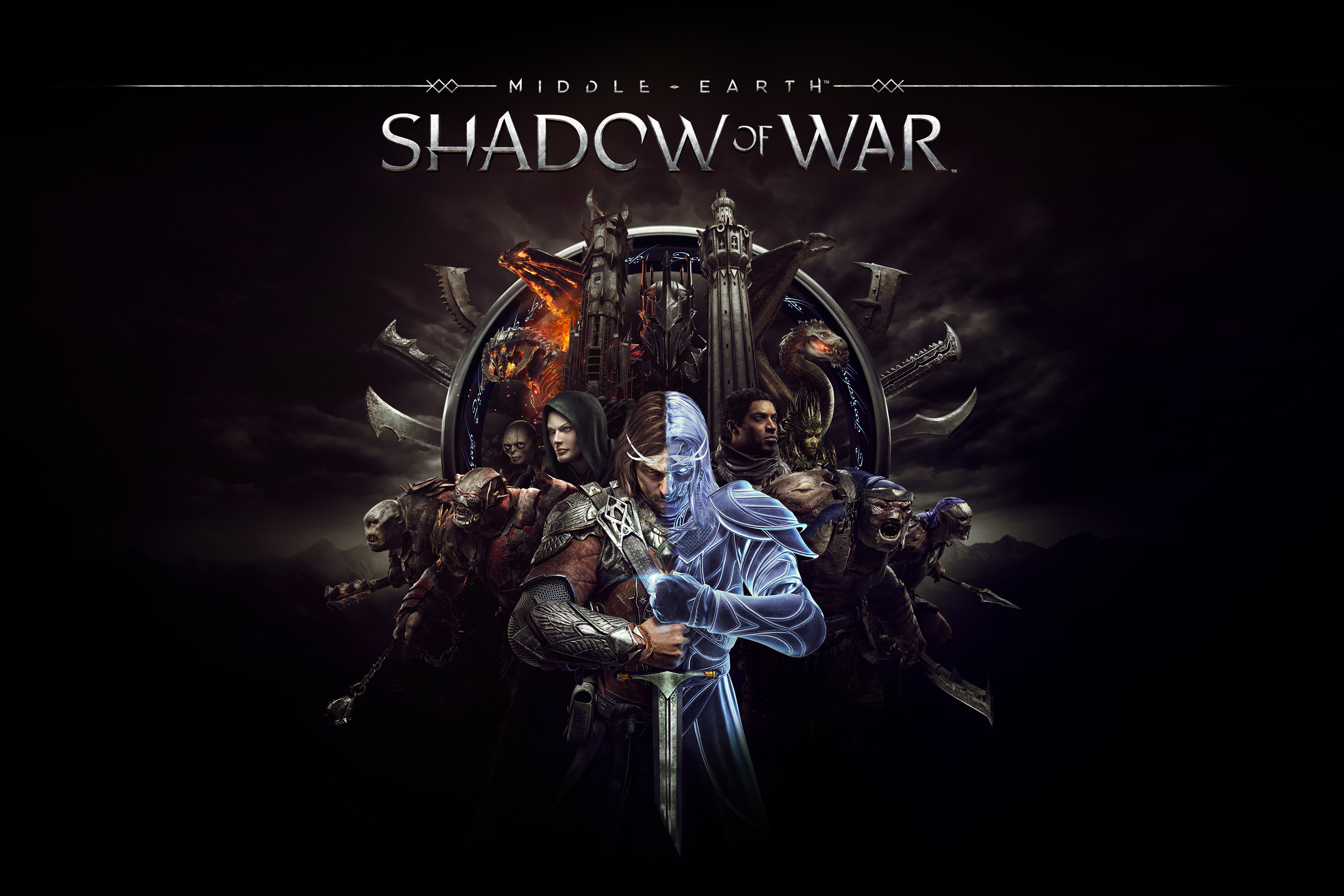 La Terra di Mezzo: L'ombra della guerra, Talion, Celebrimbor, Videogioco, wallpaper Windows 11