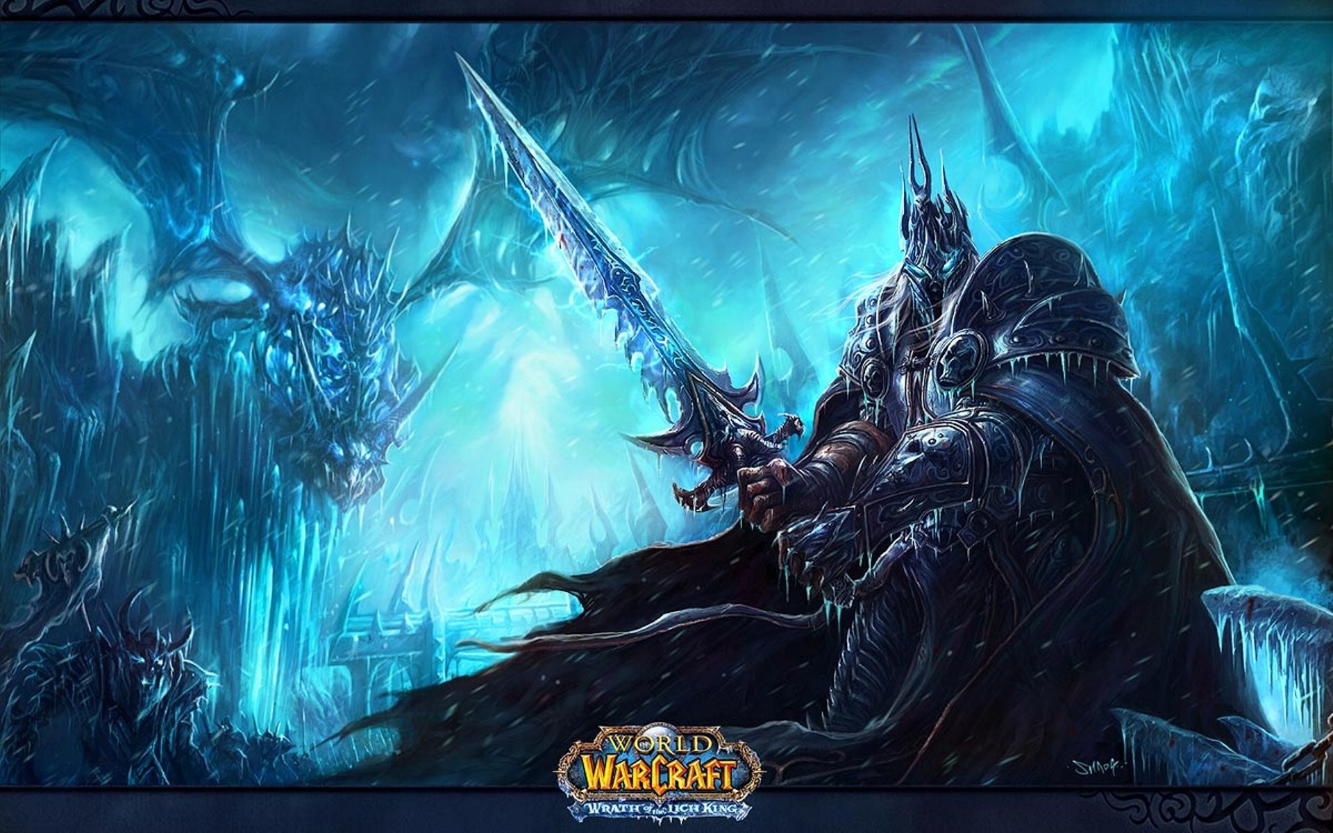 Re dei Lich, Sindragosa, World of Warcraft: Wrath of the Lich King, World of Warcraft, Ghiaccio, sfondo per PC